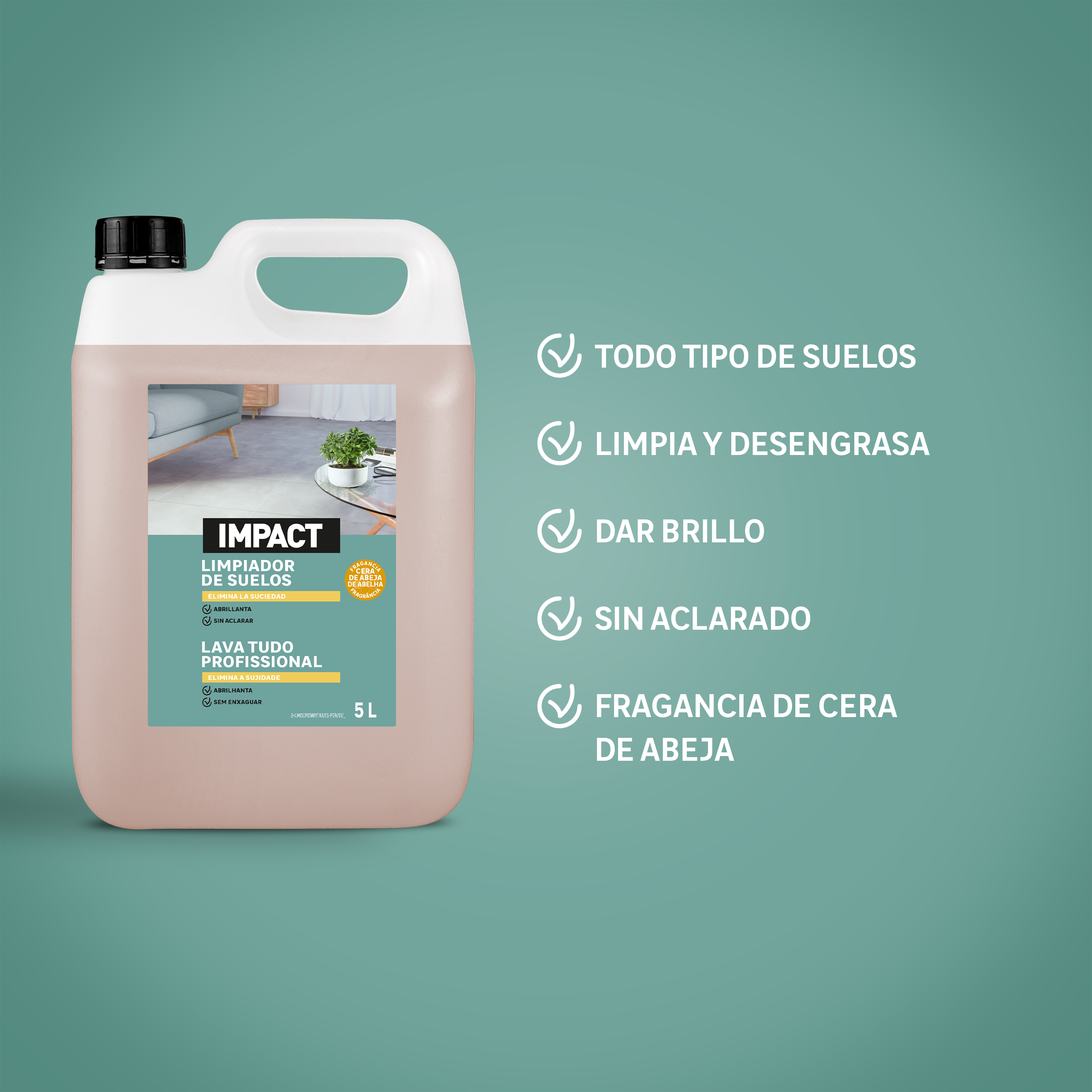 Limpiador universal suelos IMPACT 5L - 3
