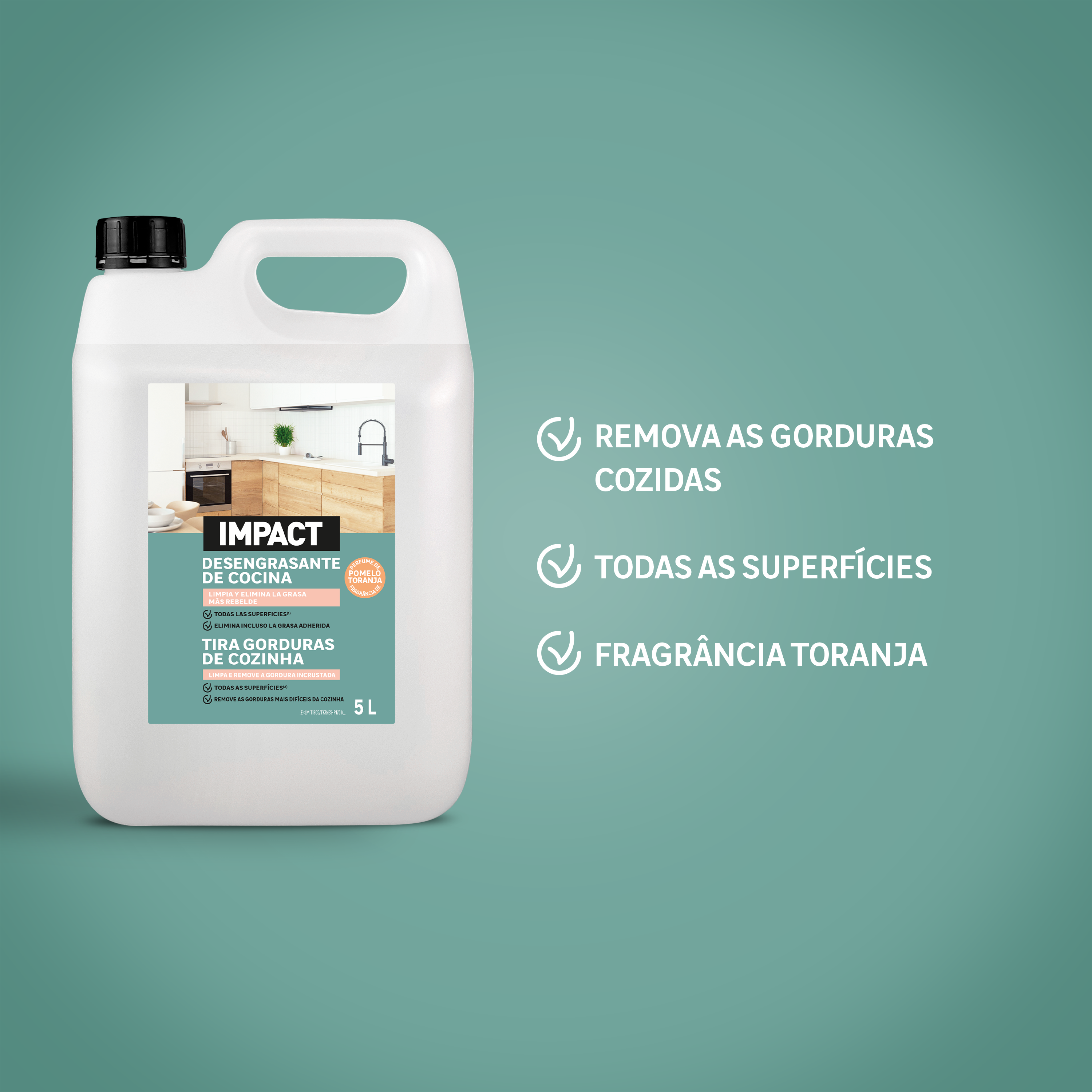 Limpeza tira gorduras 5 L Impact - 4
