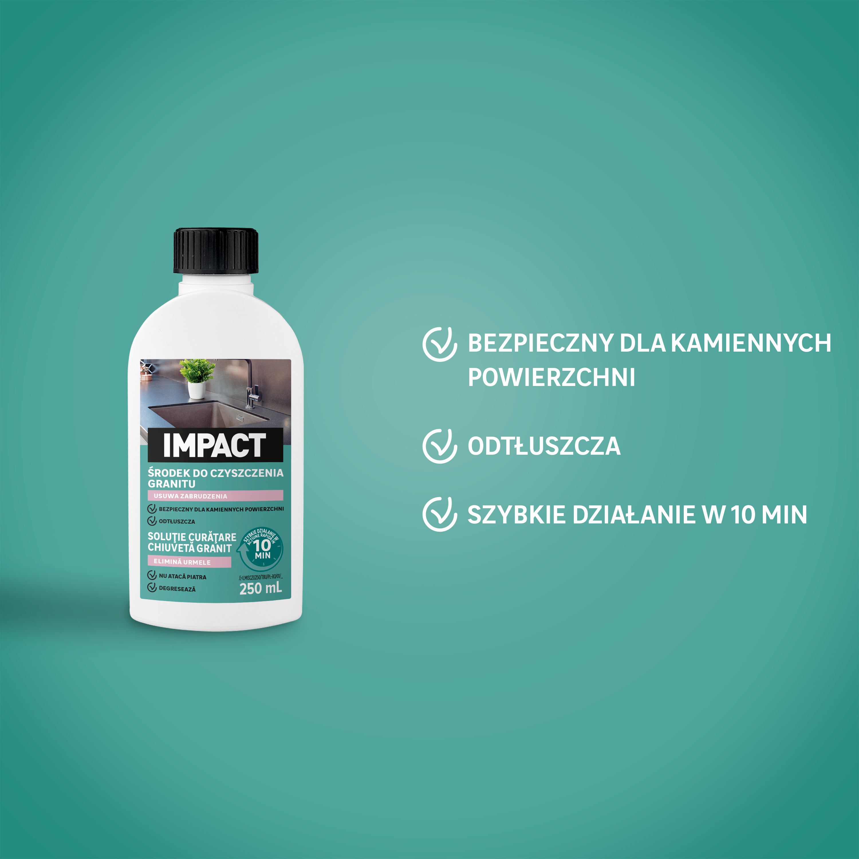 Środek do czyszczenia granitu 250 ml Impact - 3