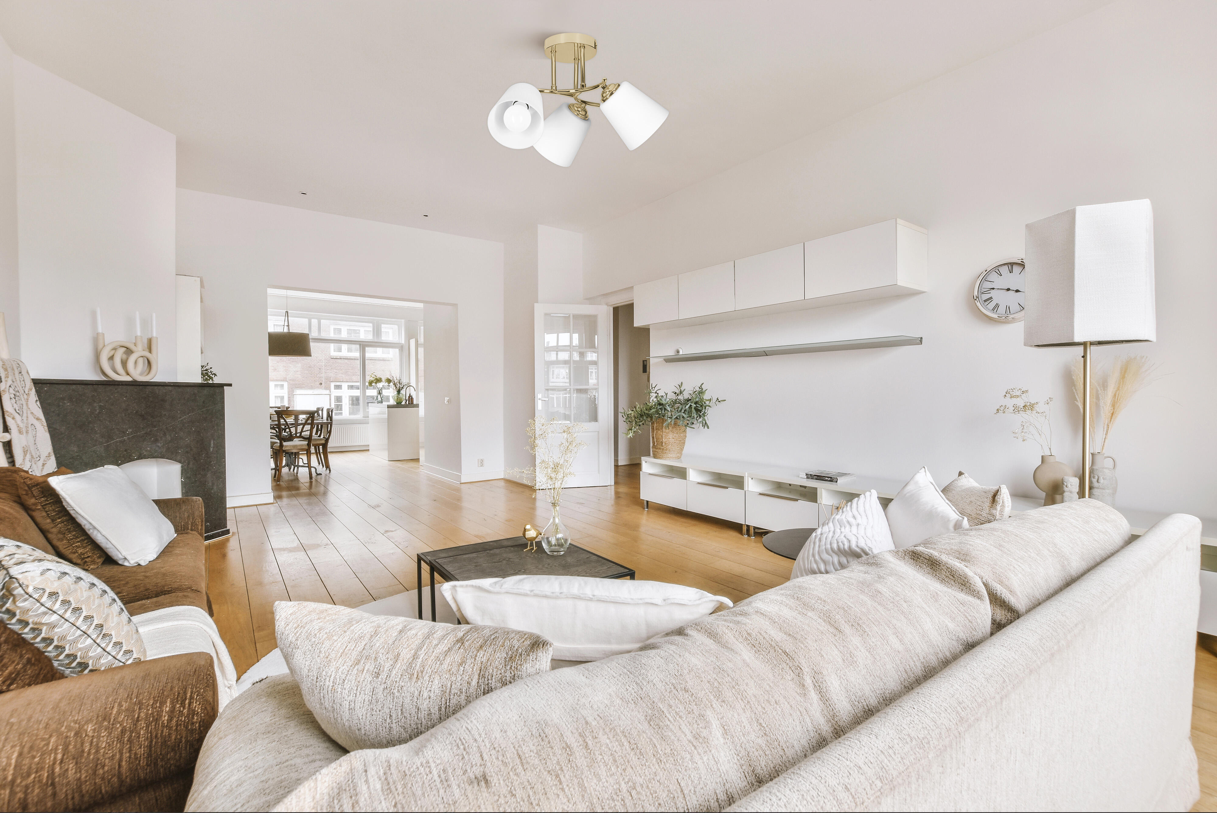 Lampa wisząca Emily złota 3 x E27 Action - 4