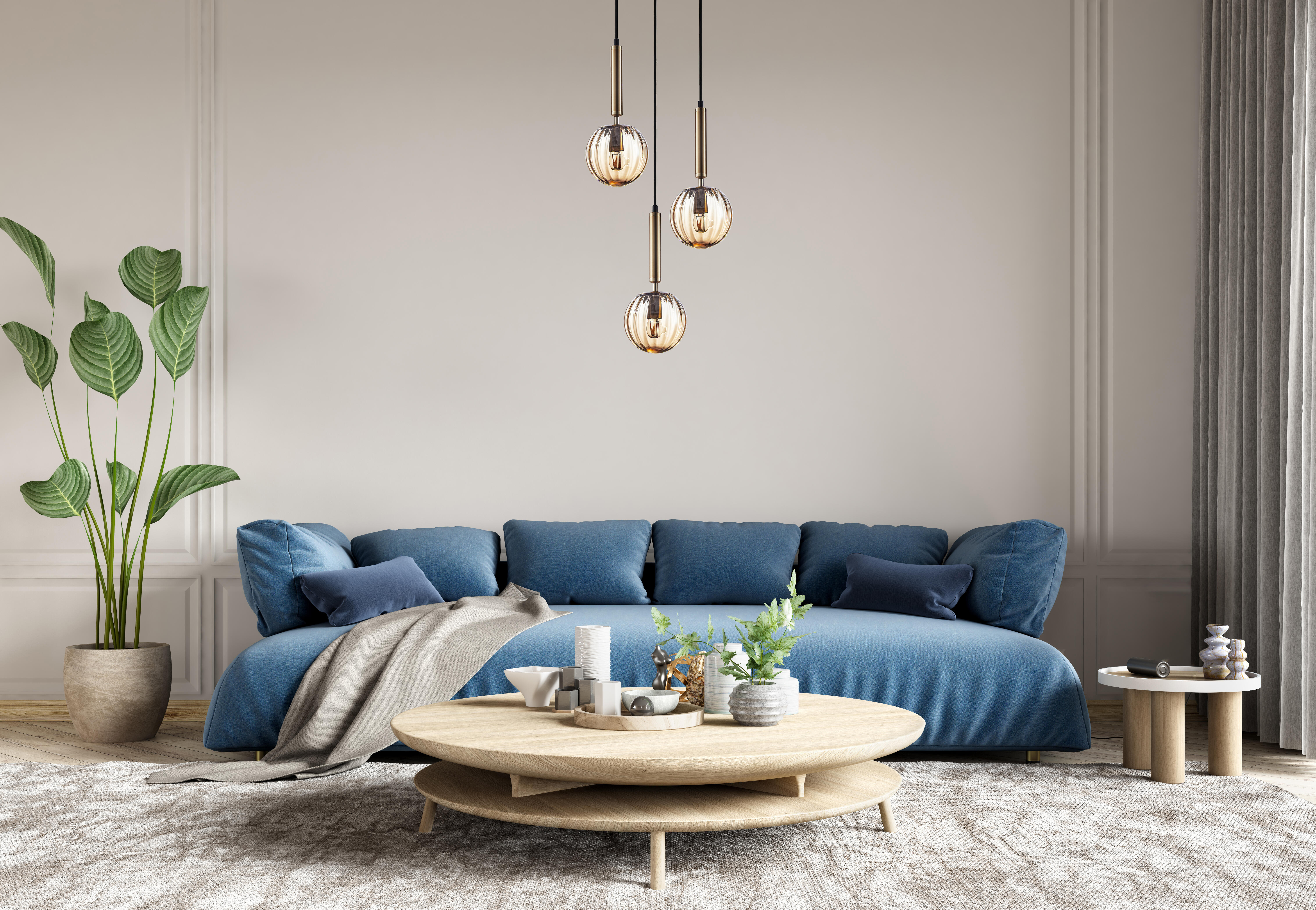 Lampa wisząca Ravena złoto-różowa E27 Italux - 2