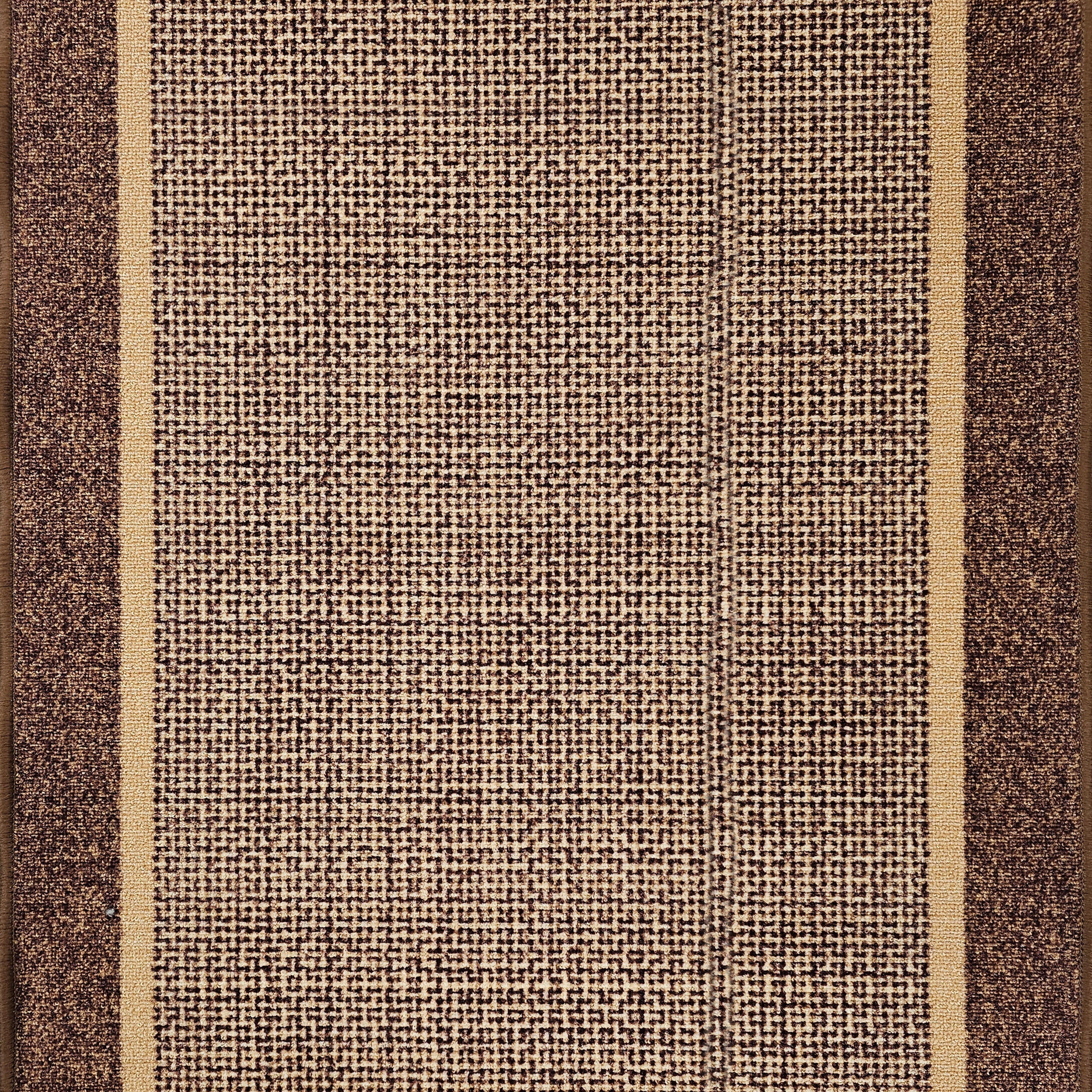 Chodnik dywanowy na mb Terez beżowo-szary szer. 100 cm