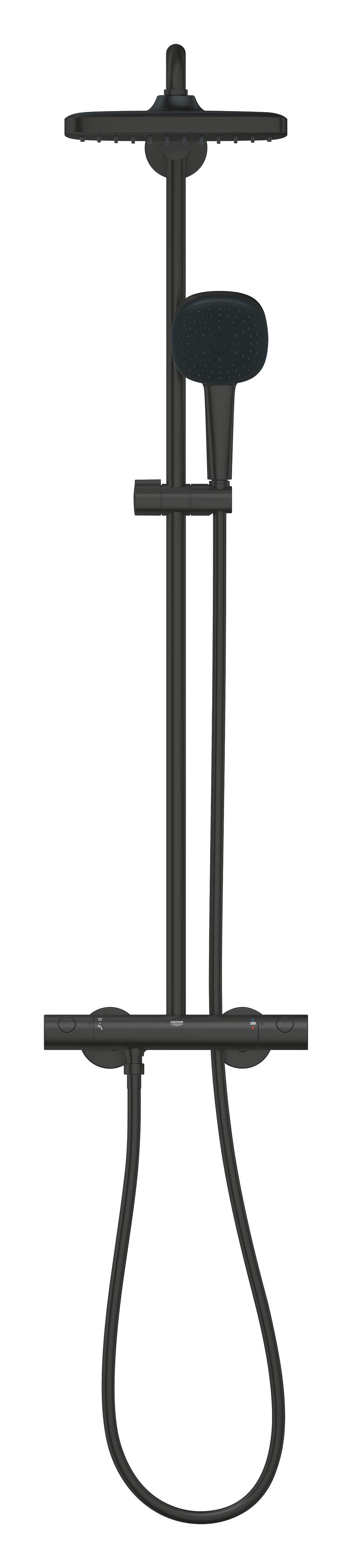 Conjunto de duche com torneira preto Grohe Comfort Clova 250 - 2