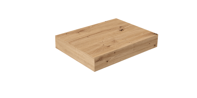 Encimera lavabo  Texture roble natural 60x46x10 cm