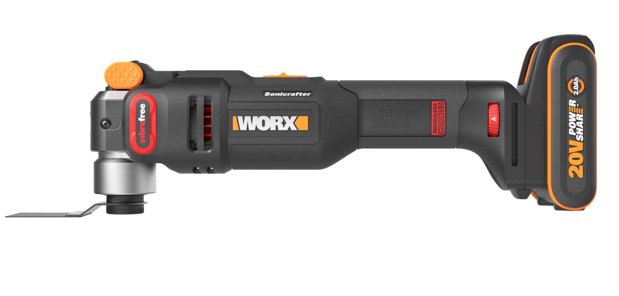 Multiherramienta eléctrica sin cable WORX de 2 ah - 6