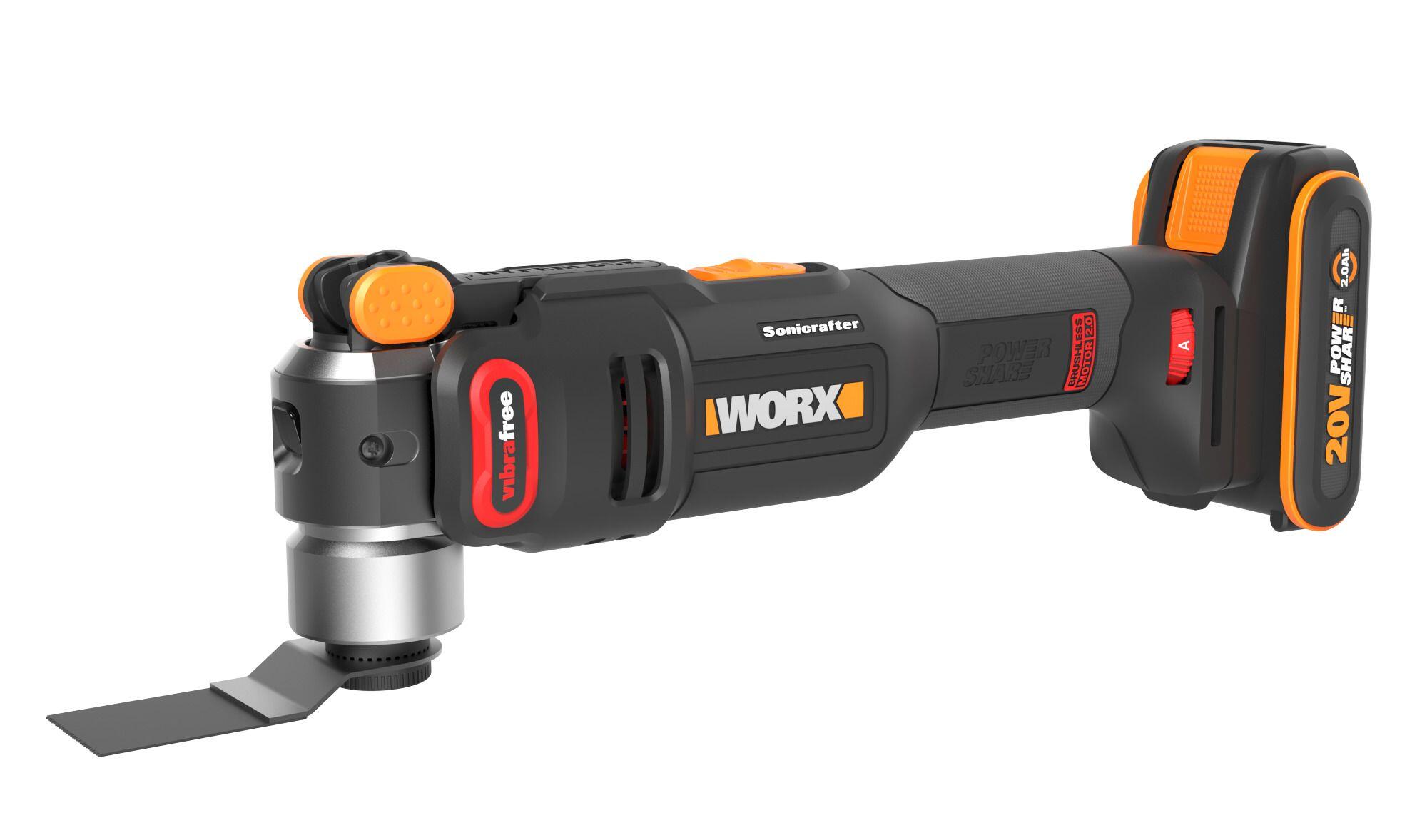 Multiherramienta eléctrica sin cable WORX de 2 ah - 5