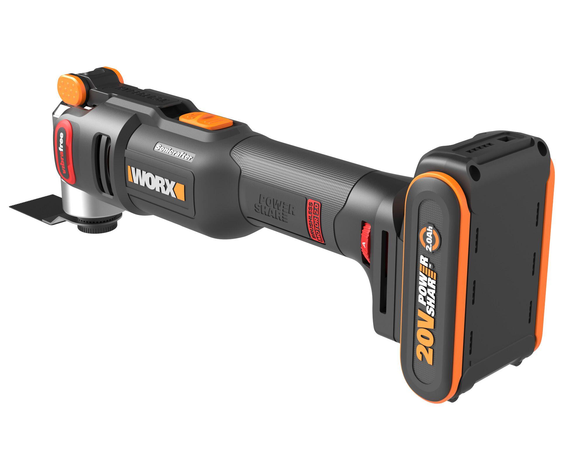 Multiherramienta eléctrica sin cable WORX de 2 ah - 4