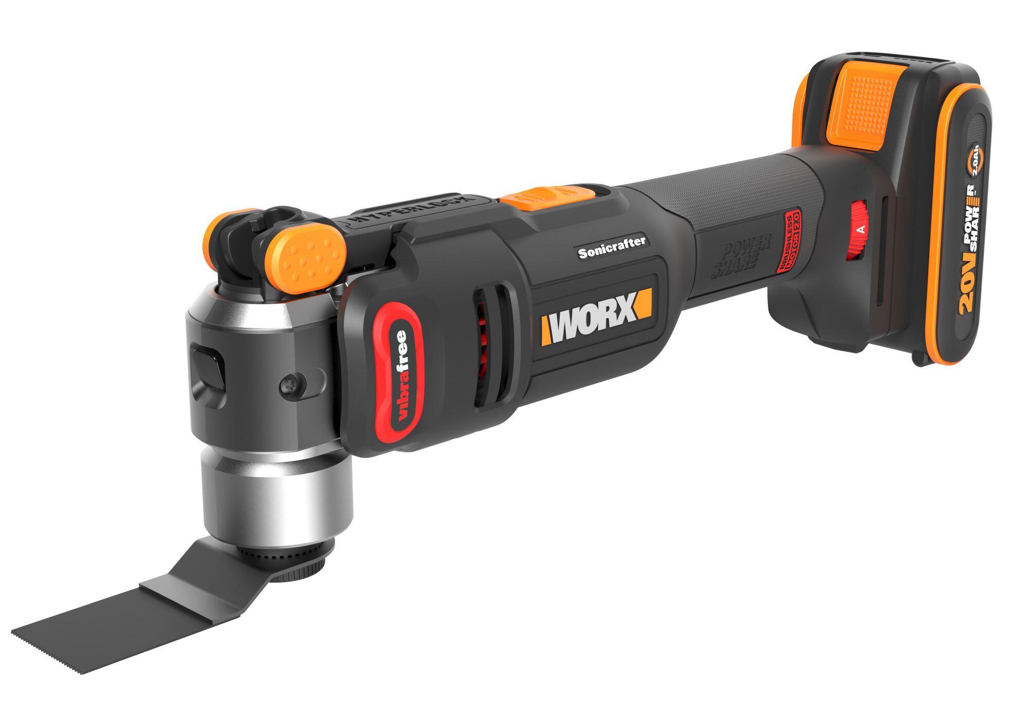 Multiherramienta eléctrica sin cable WORX de 2 ah - 3