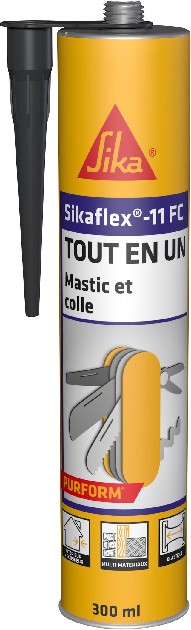 Mastic Colle Multiusage Anthracite 11FC