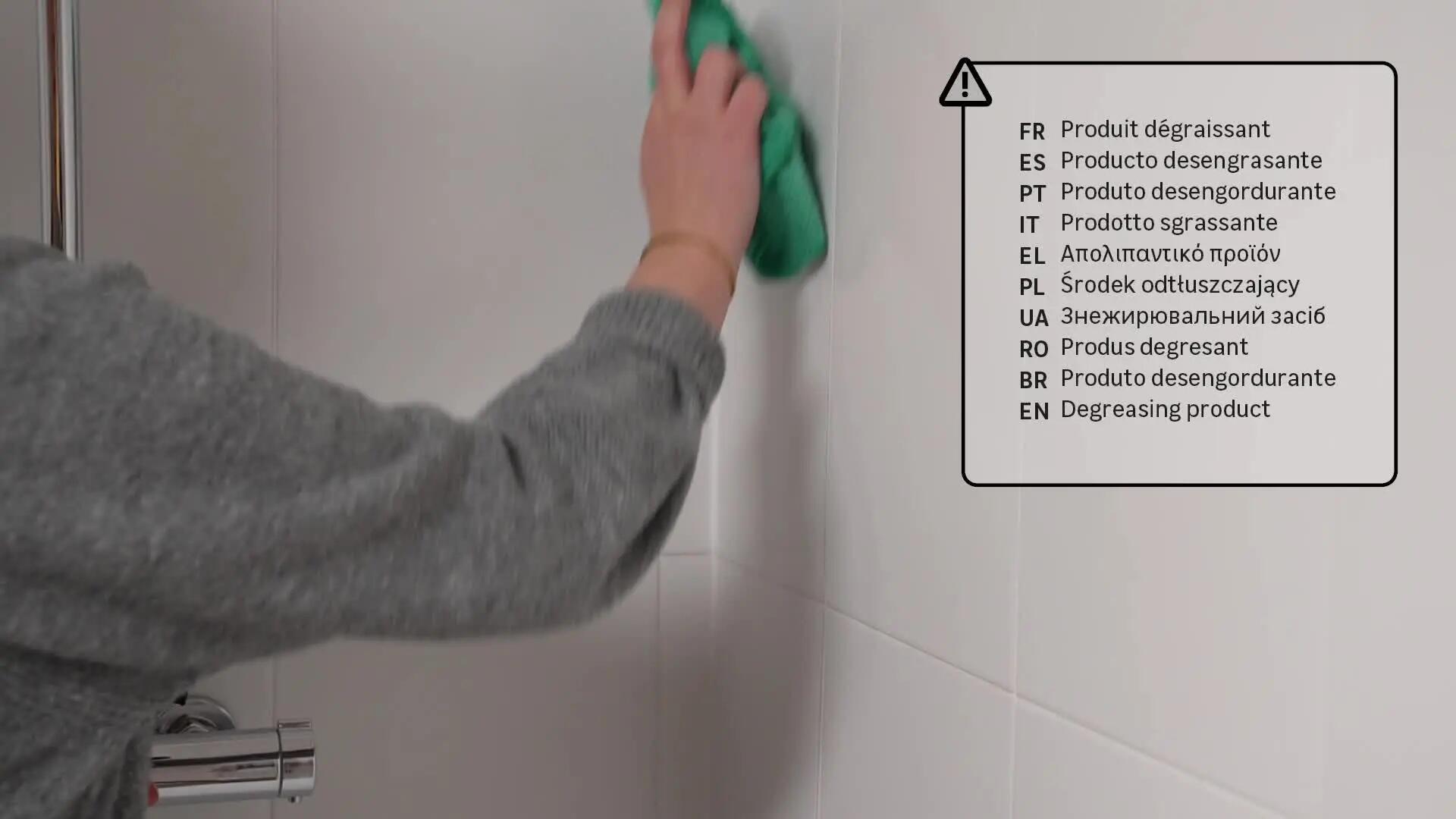 Cesto de duche canto branco Easy Sensea - 4