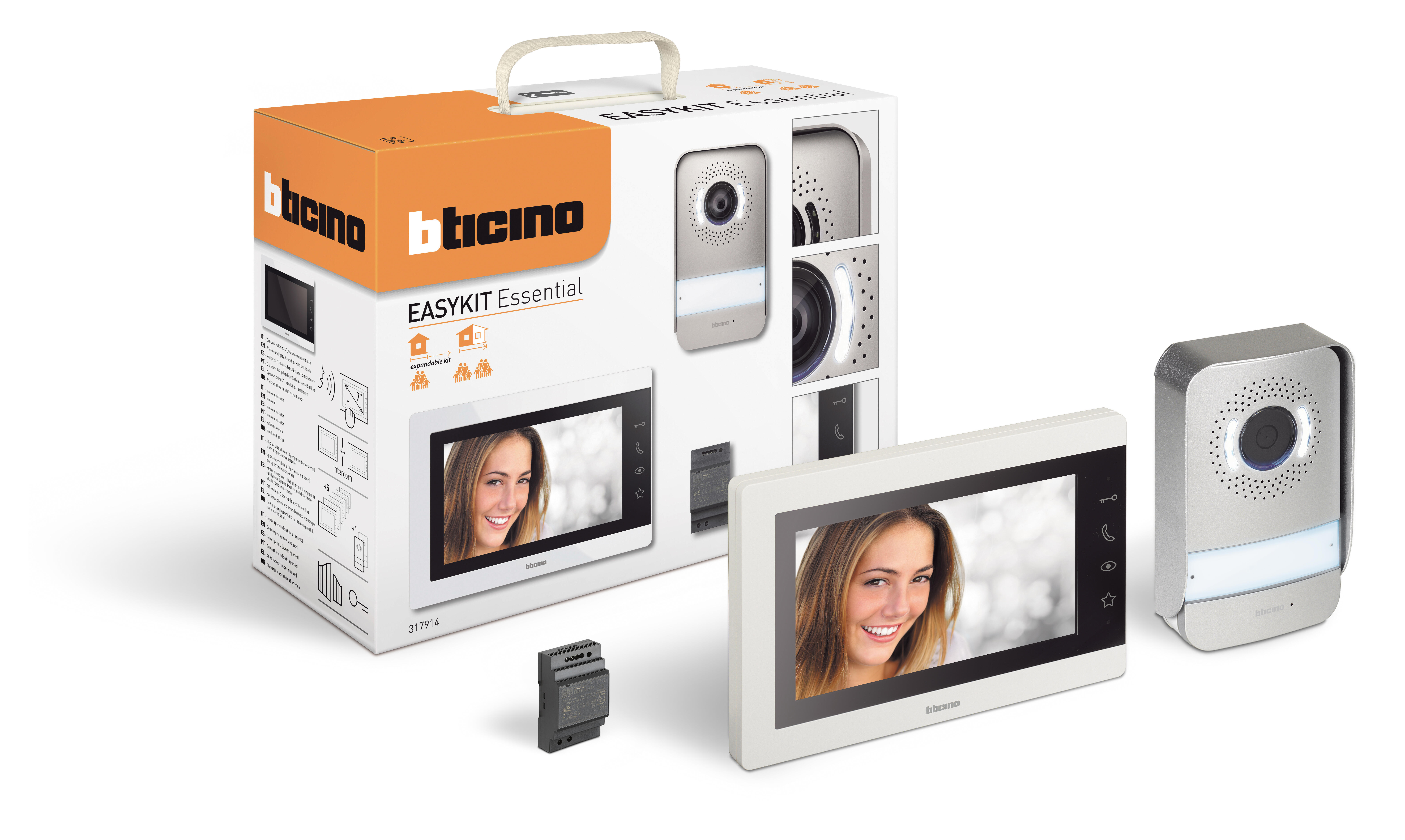 Videocitofono con filo BTICINO 317914 2 fili TFT 7