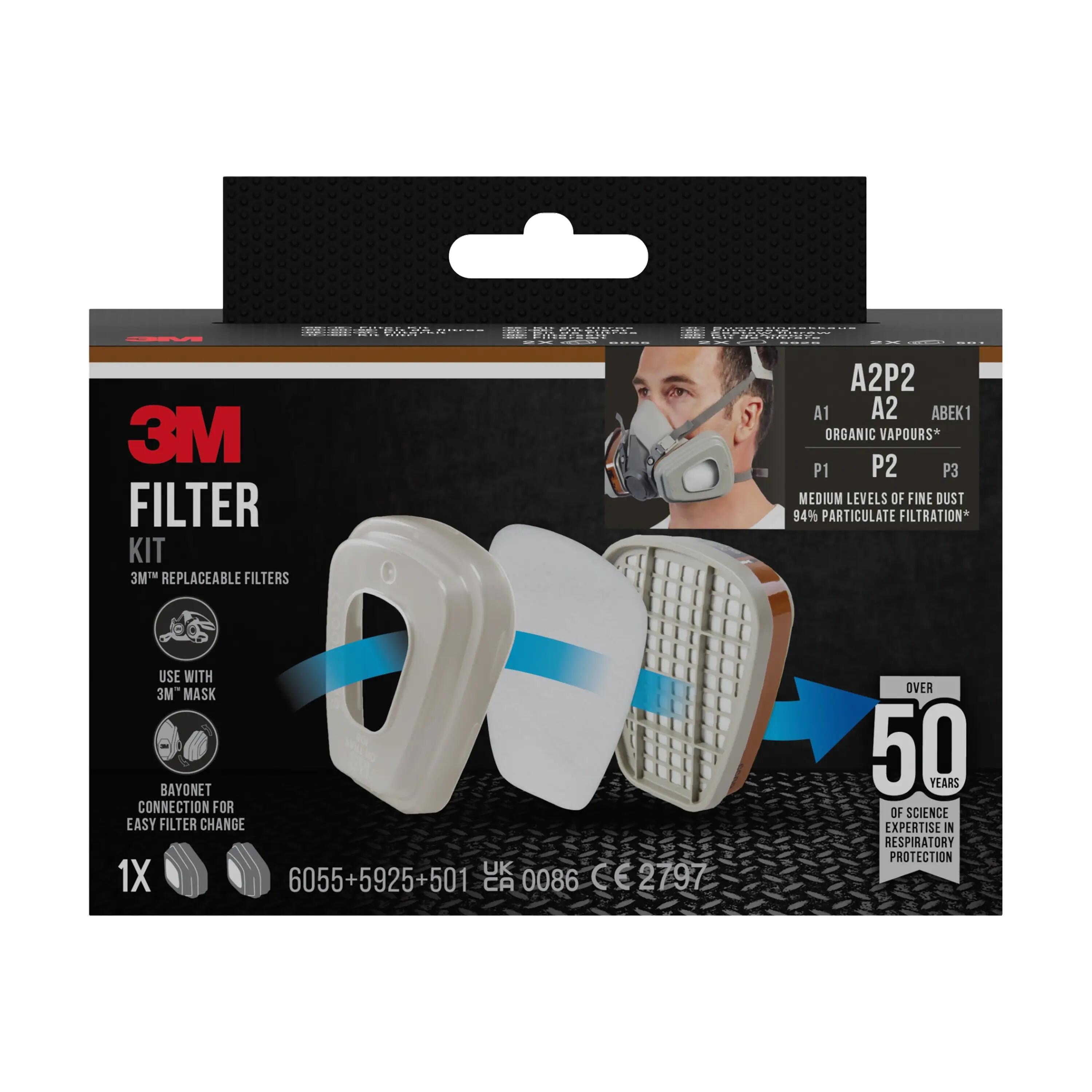 Filtro per maschera 3M 6002R - 15