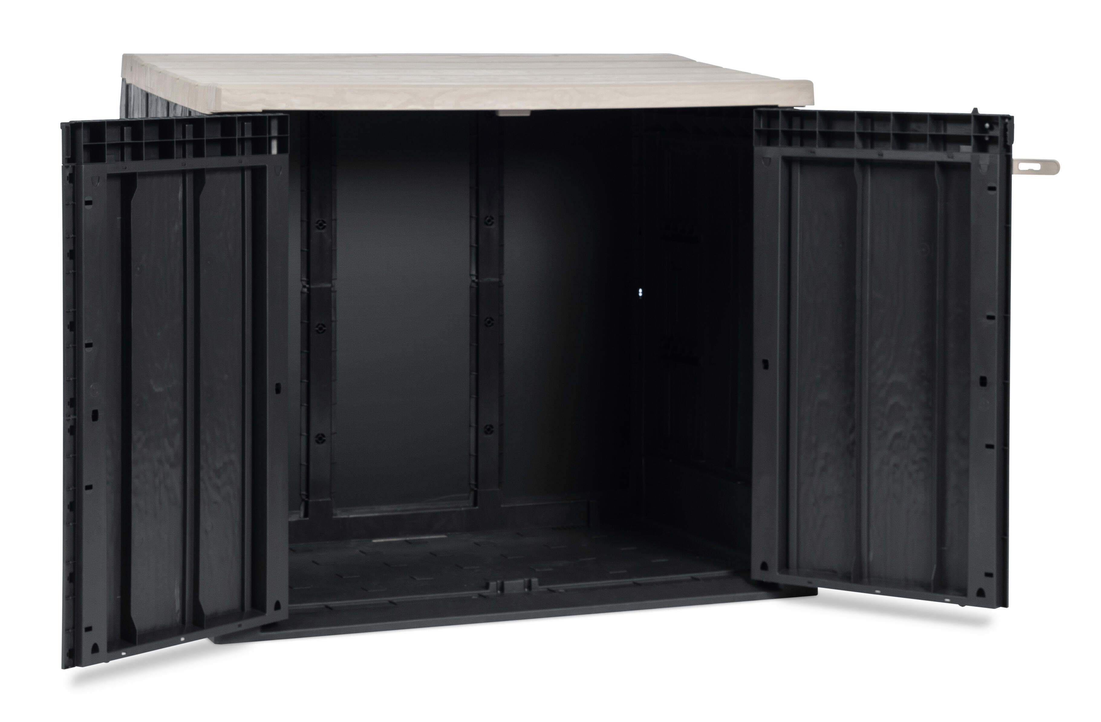 Box portattrezzi in polipropilene TOOMAX STORA WAY 087 L 129.5 x P 74.5 x H 111 cm Grigio/Antracite - 13