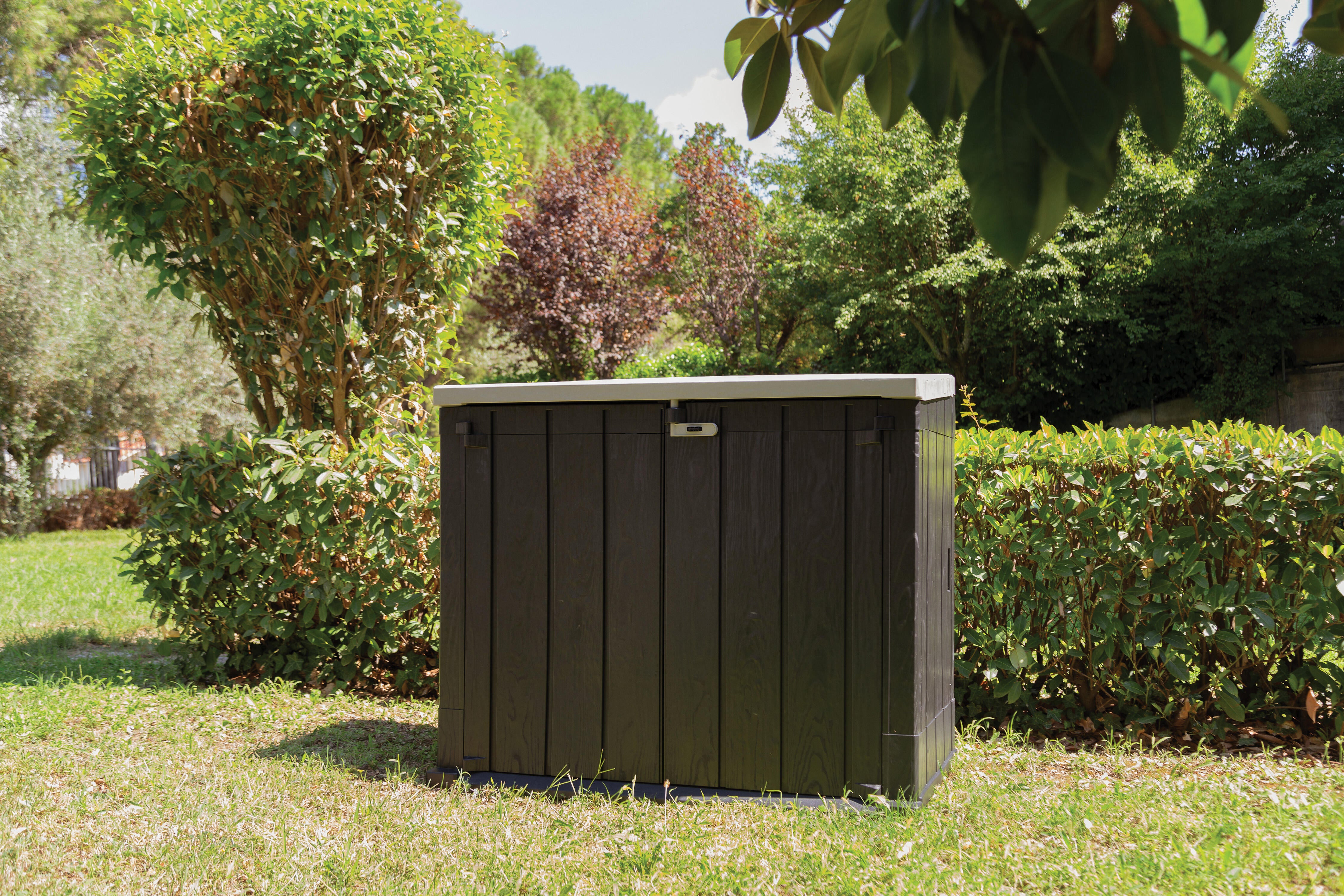 Box portattrezzi in polipropilene TOOMAX STORA WAY 087 L 129.5 x P 74.5 x H 111 cm Grigio/Antracite - 8