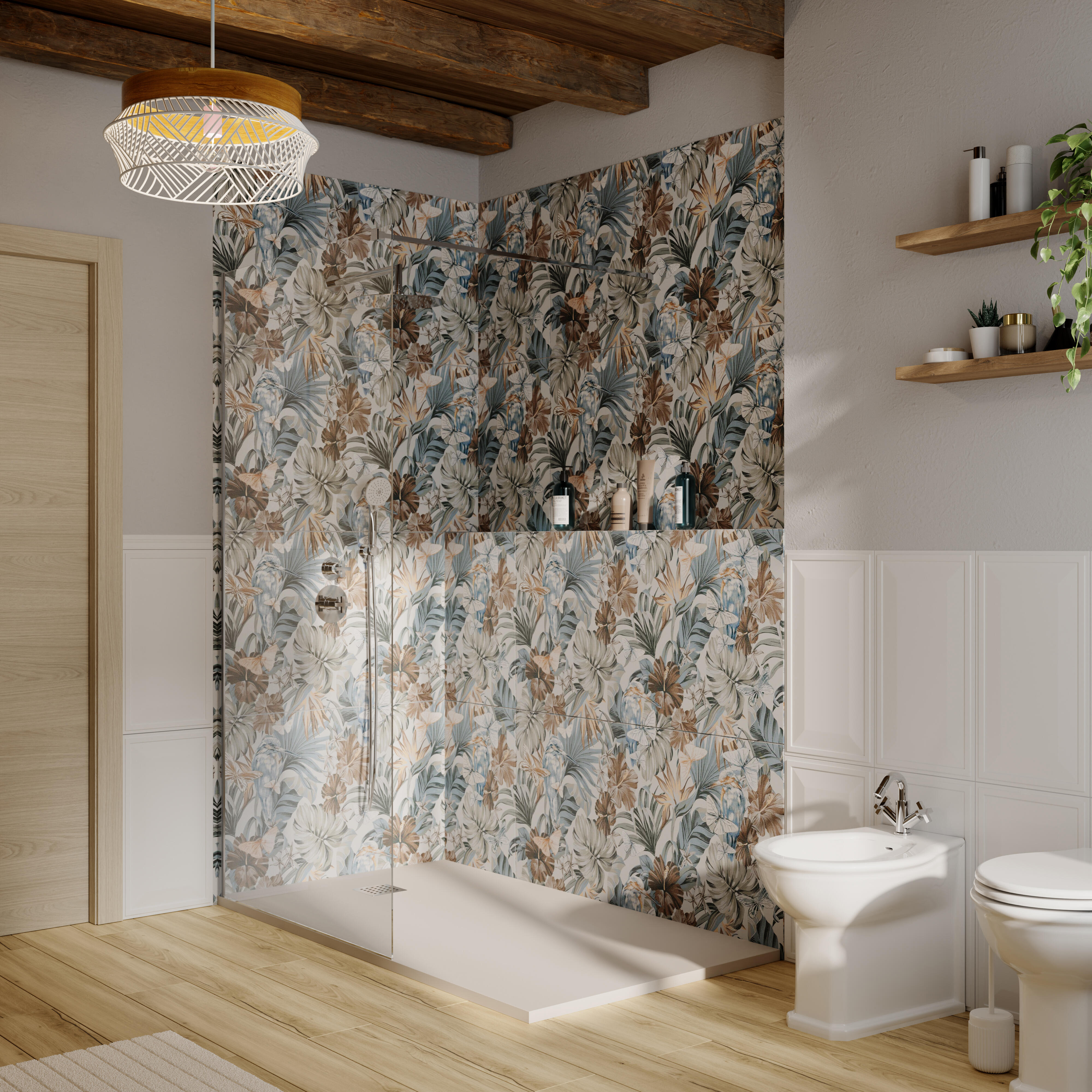 Pavimento vinílico SPC click flutuante Zaragoza intenso extremo Artens 5,5 mm com base NAT340 - 9