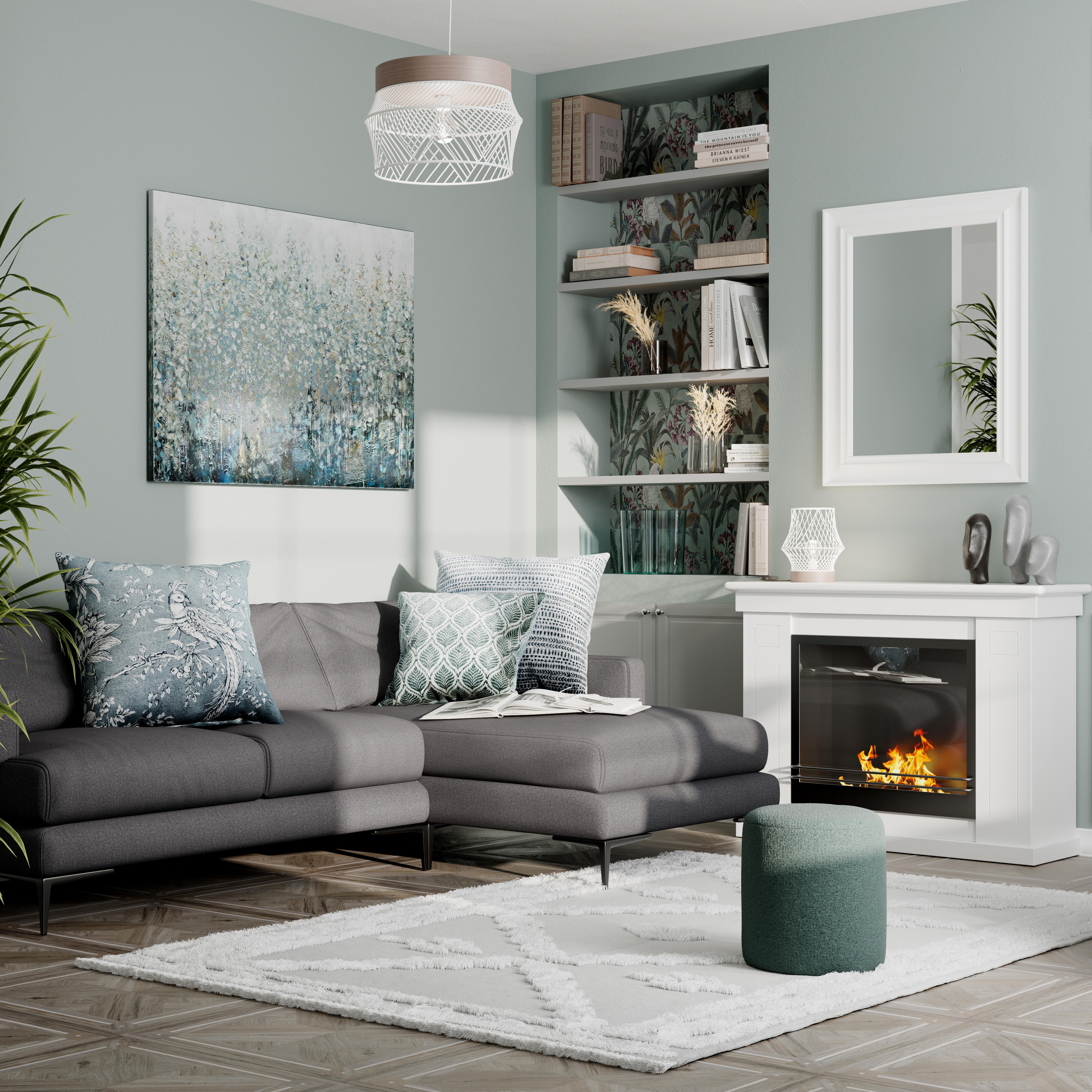 Pouf Domino in poliestere - 4