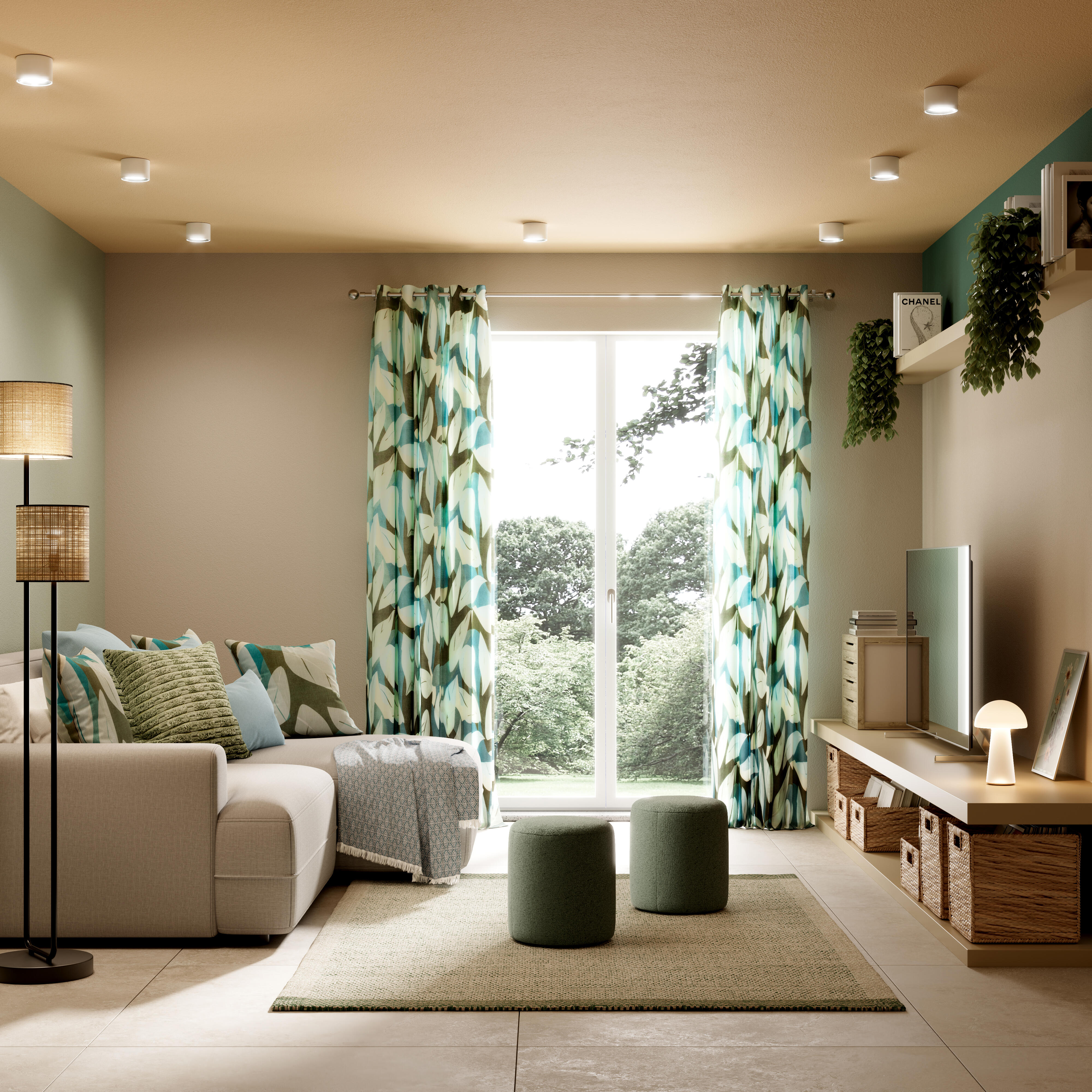 Pouf Domino in poliestere - 3