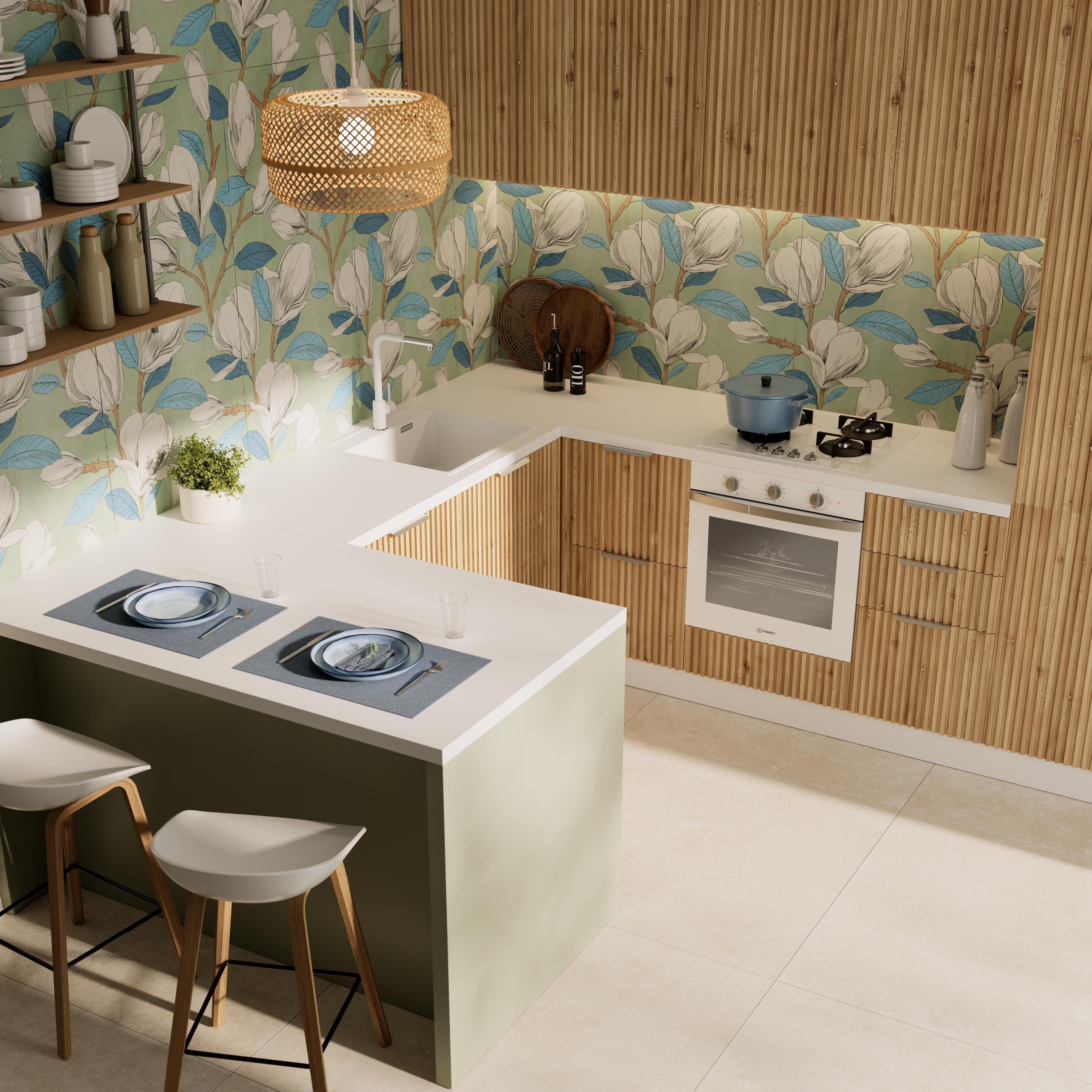 Lampadario Natura Palanga beige paralume beige E27 Ø38cm INSPIRE - 13