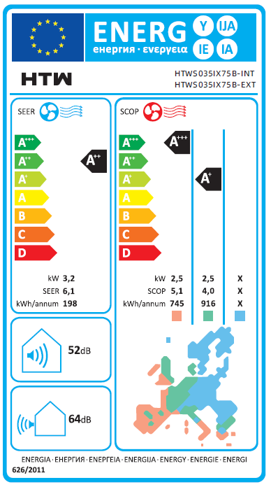 Ar Condicionado 1X1 HTW IX75B 12KBTU - 2