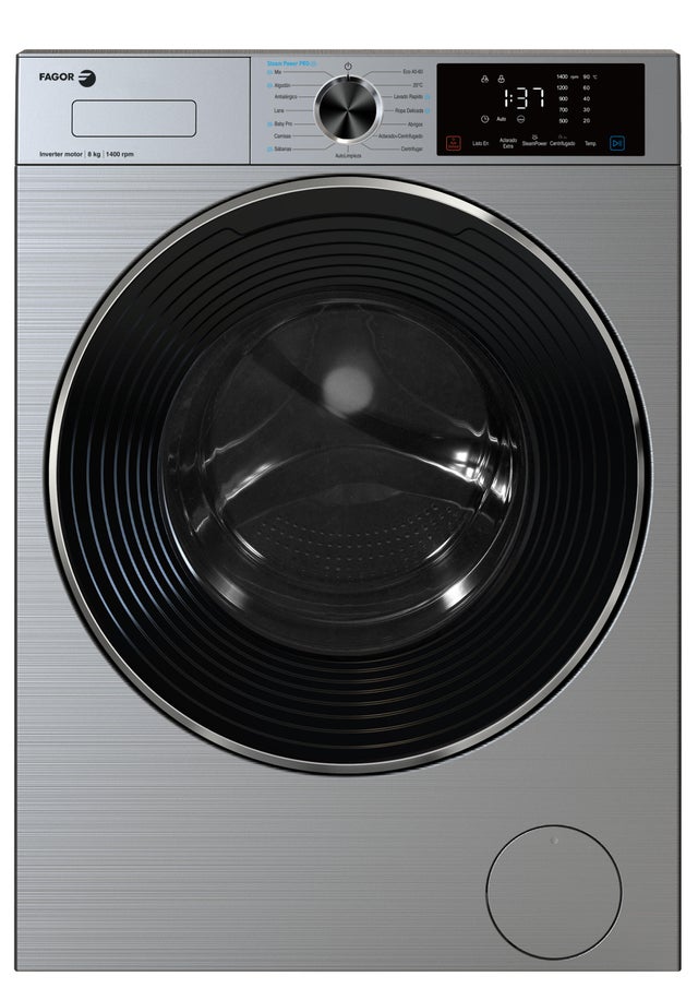 Lavadora FAGOR 5FE-8714X carga frontal 8 Kg 1400 rpm 15 programas clase A acero inoxidable