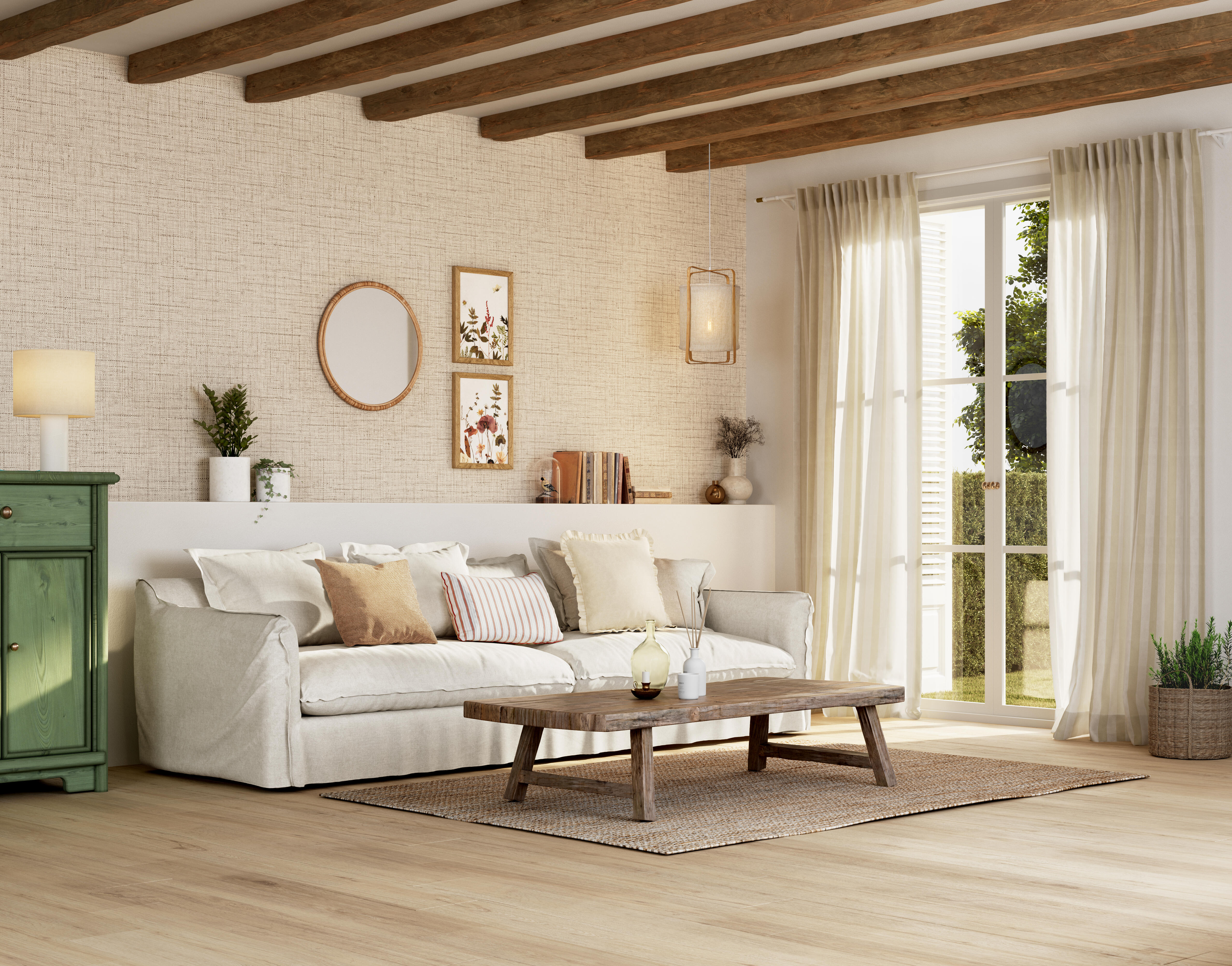 Tapete de juta Santorini 160x230 cm natural - 8