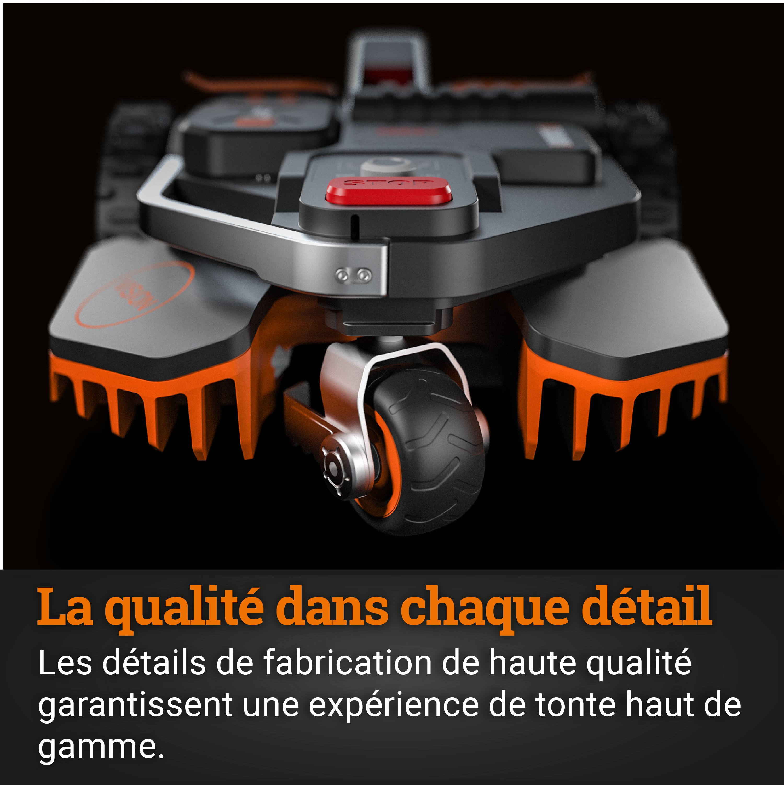 Robot tondeuse connecté WORX LANDROID VISION - Jusqu'à 800m² - WR208E (Sans fil) - 6