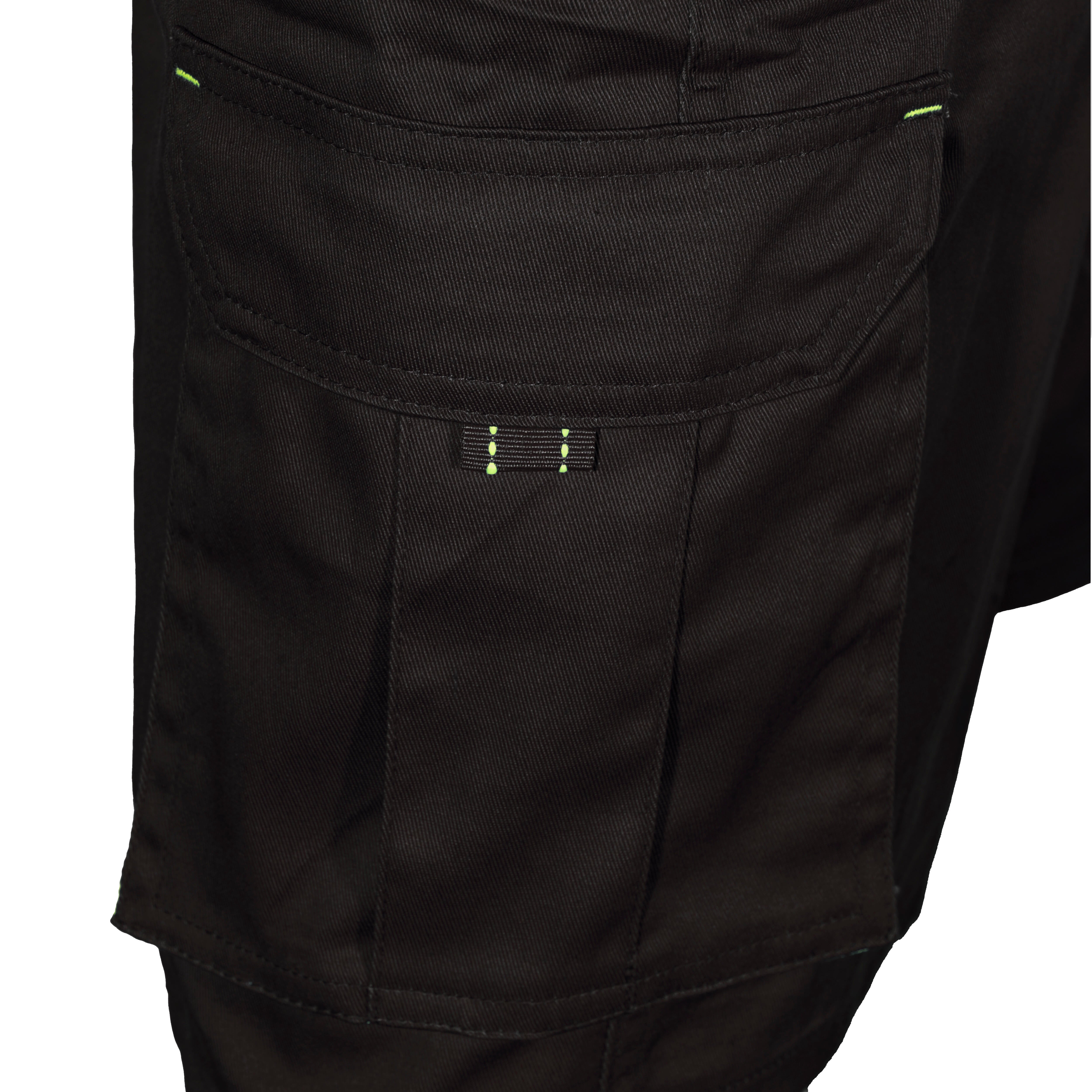 BERMUDA MULTIBOLSILLOS ELASTICA NEGRA TALLA 42 VELILLA 103010S - 4