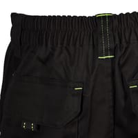 BERMUDA MULTIBOLSILLOS ELASTICA NEGRA TALLA 42 VELILLA 103010S - 2