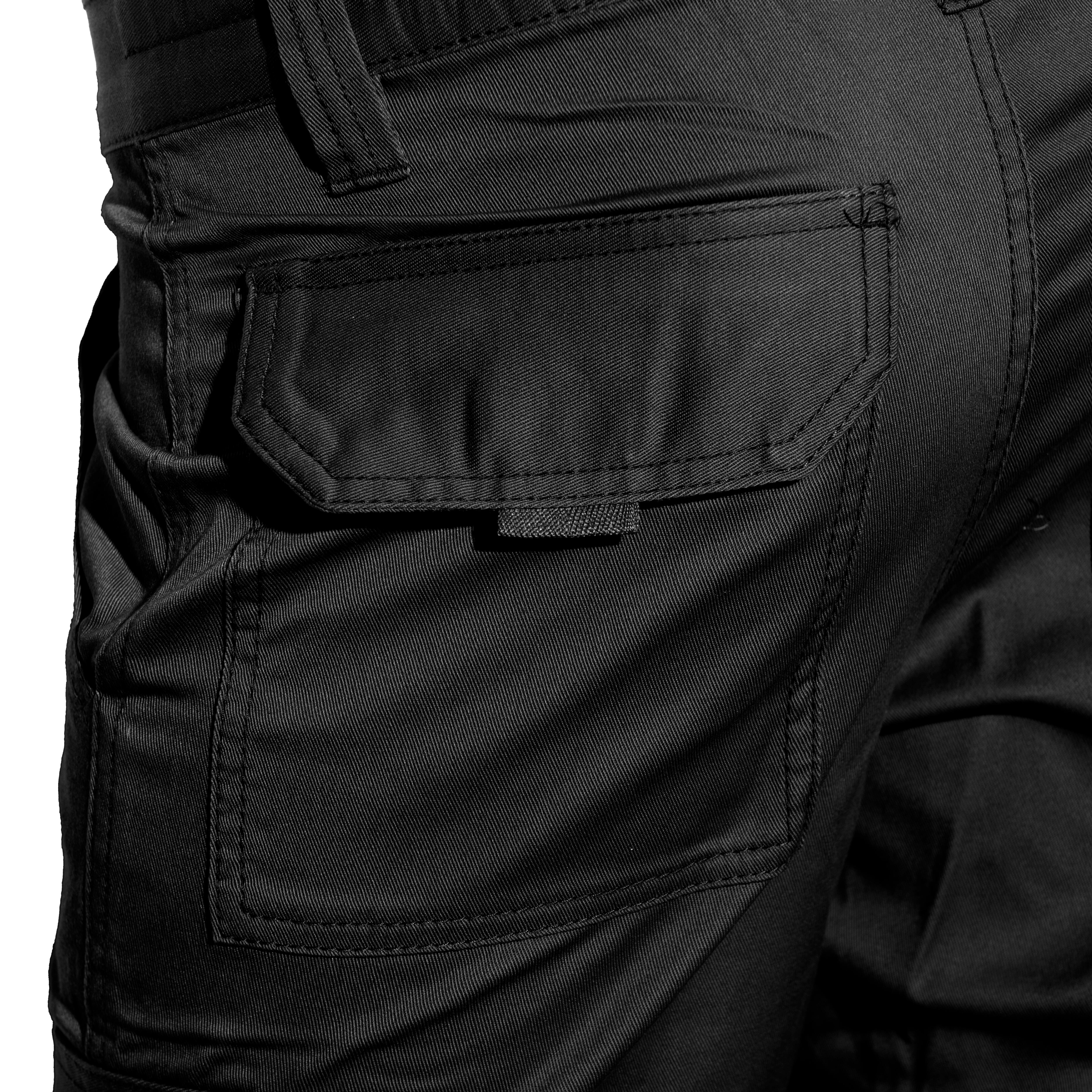 PANTALON DE TRABAJO MULTIBOLSILLOS ELÁSTICO NEGRO TALLA 52 VELILLA 103002S - 4