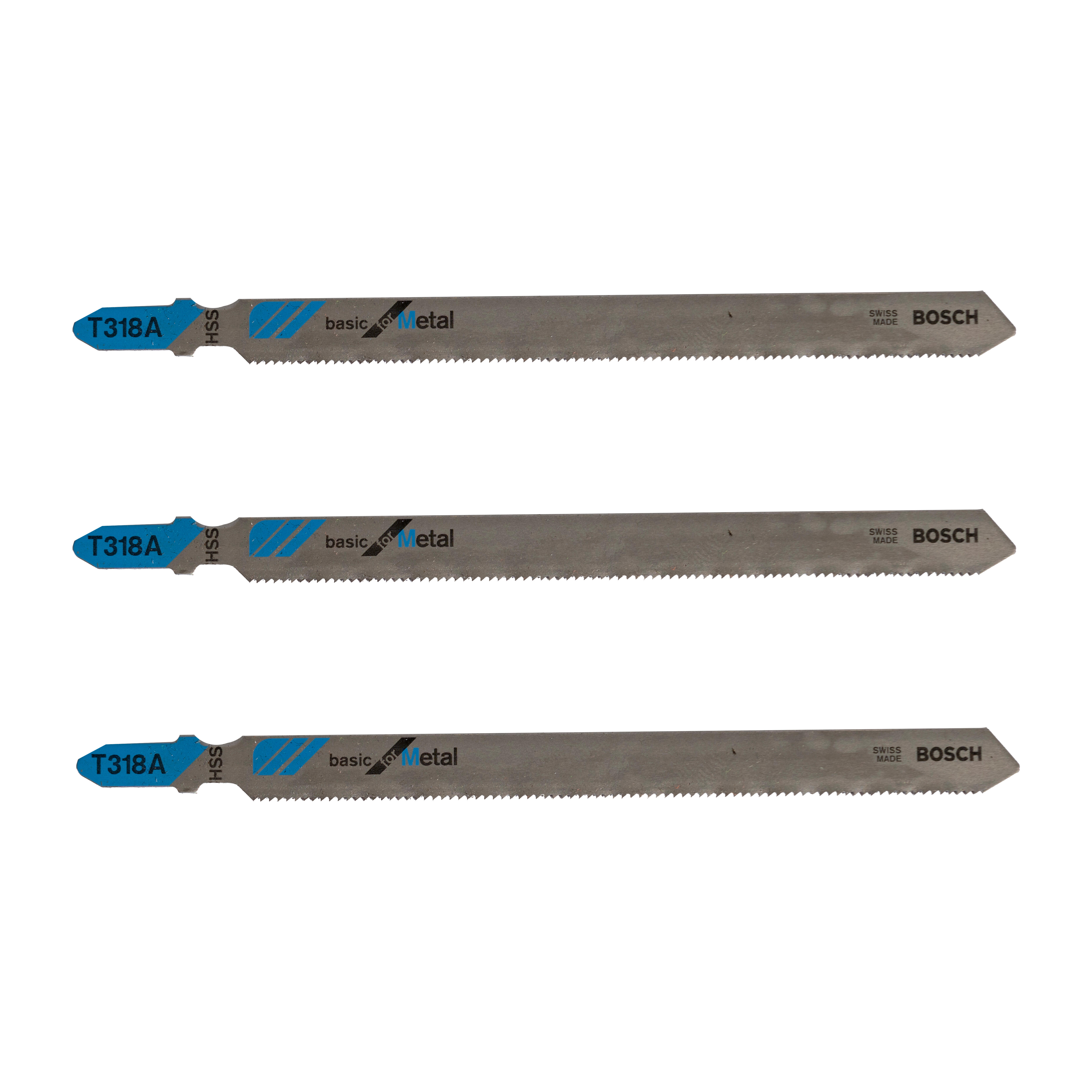 3 HOJAS SIERRA DE CALAR CORTE LARGO METAL T318A - 3