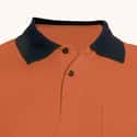 POLO MANGA CORTA ALTA VISIBILIDAD AZUL-NARANJA TALLA L VELILLA - 4