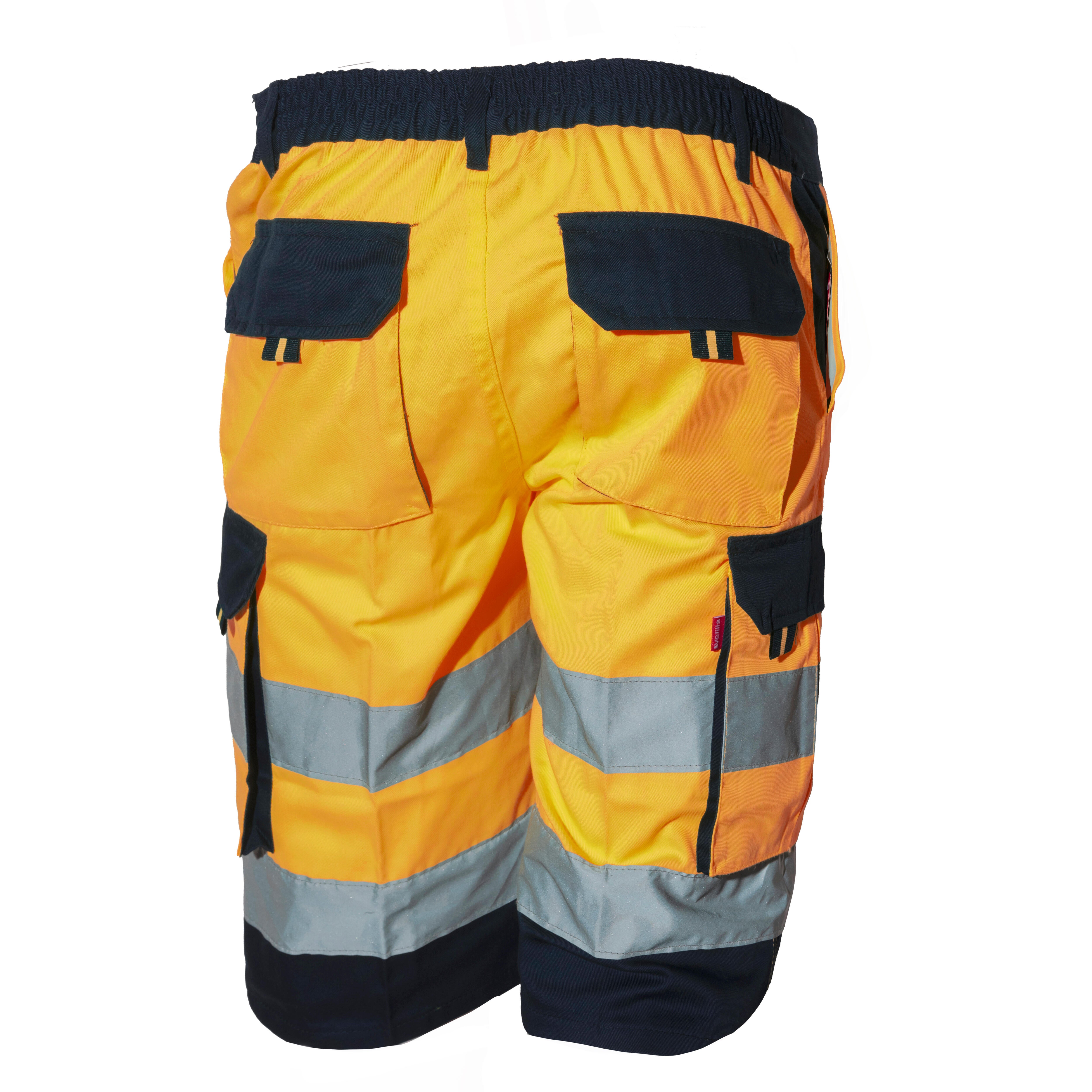 BERMUDA MULTIBOLSILLOS ALTA VISIBILIDAD NARANJA TALLA M - 6