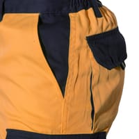 BERMUDA MULTIBOLSILLOS ALTA VISIBILIDAD NARANJA TALLA M - 4