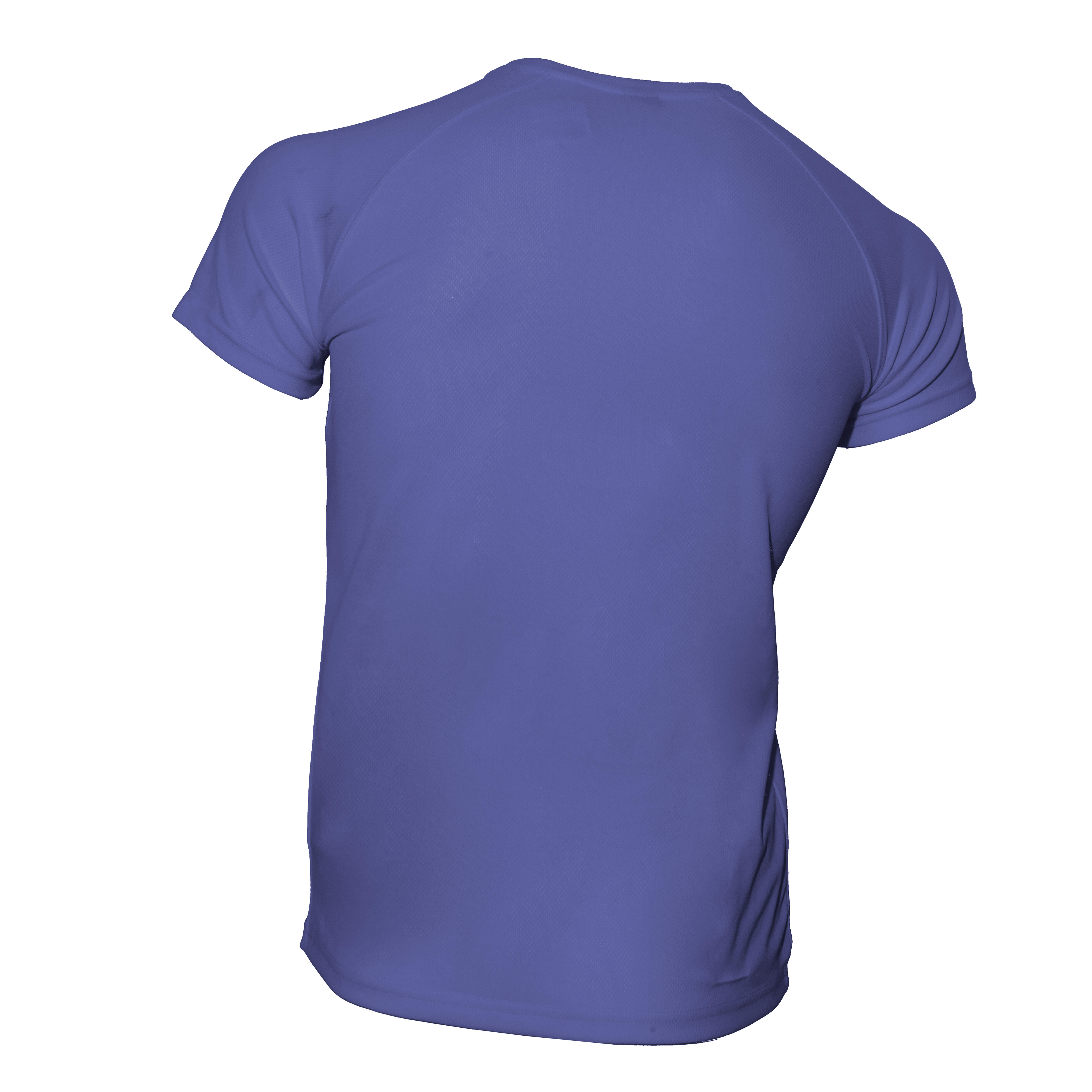 CAMISETA TÉCNICA AZUL MANGA CORTA PIQUÉ TALLA M VELILLA MK520V - 4