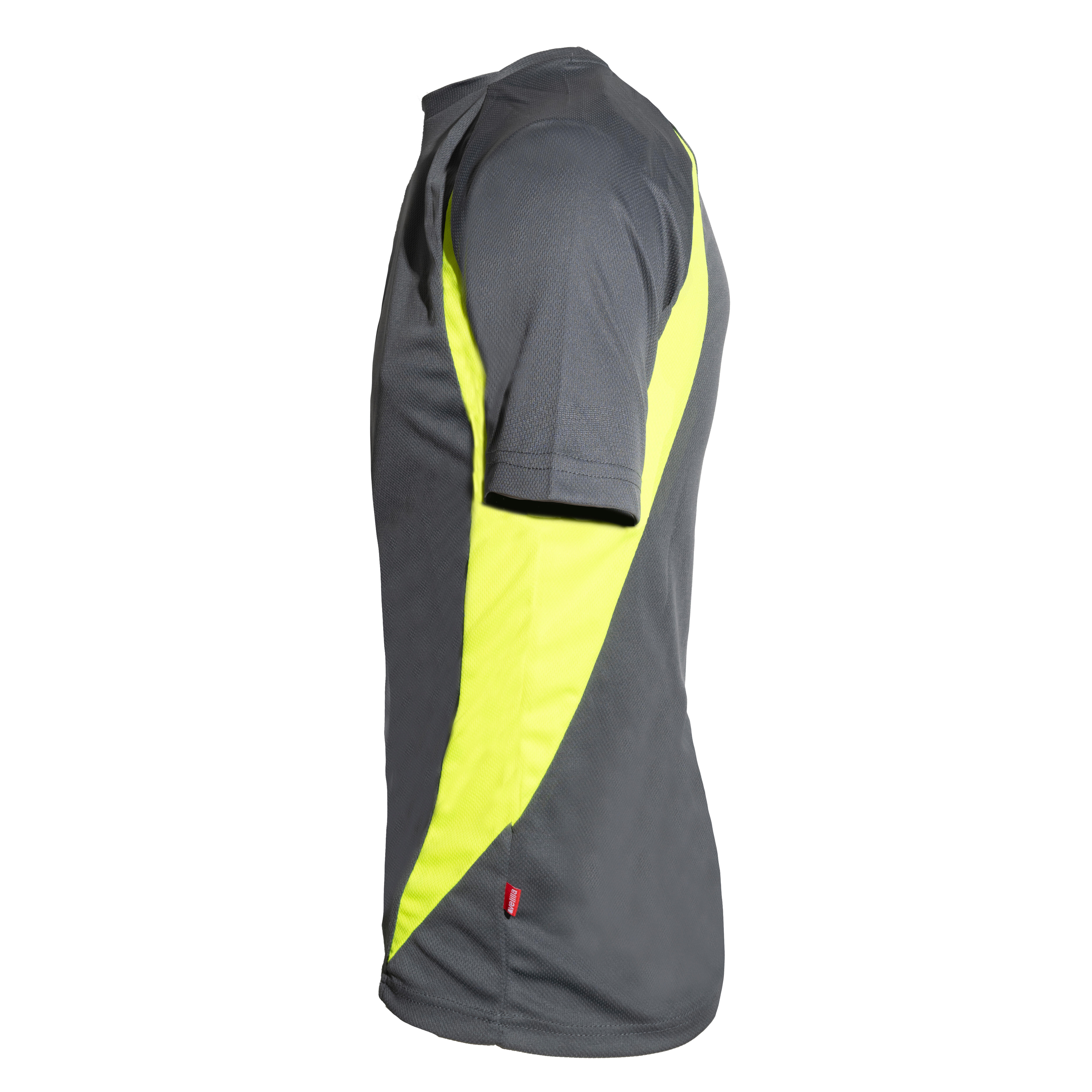 CAMISETA TÉCNICA GRIS/AMARILLO MANGA CORTA EYE BIRD TALLA S VELILLA 105501 - 4