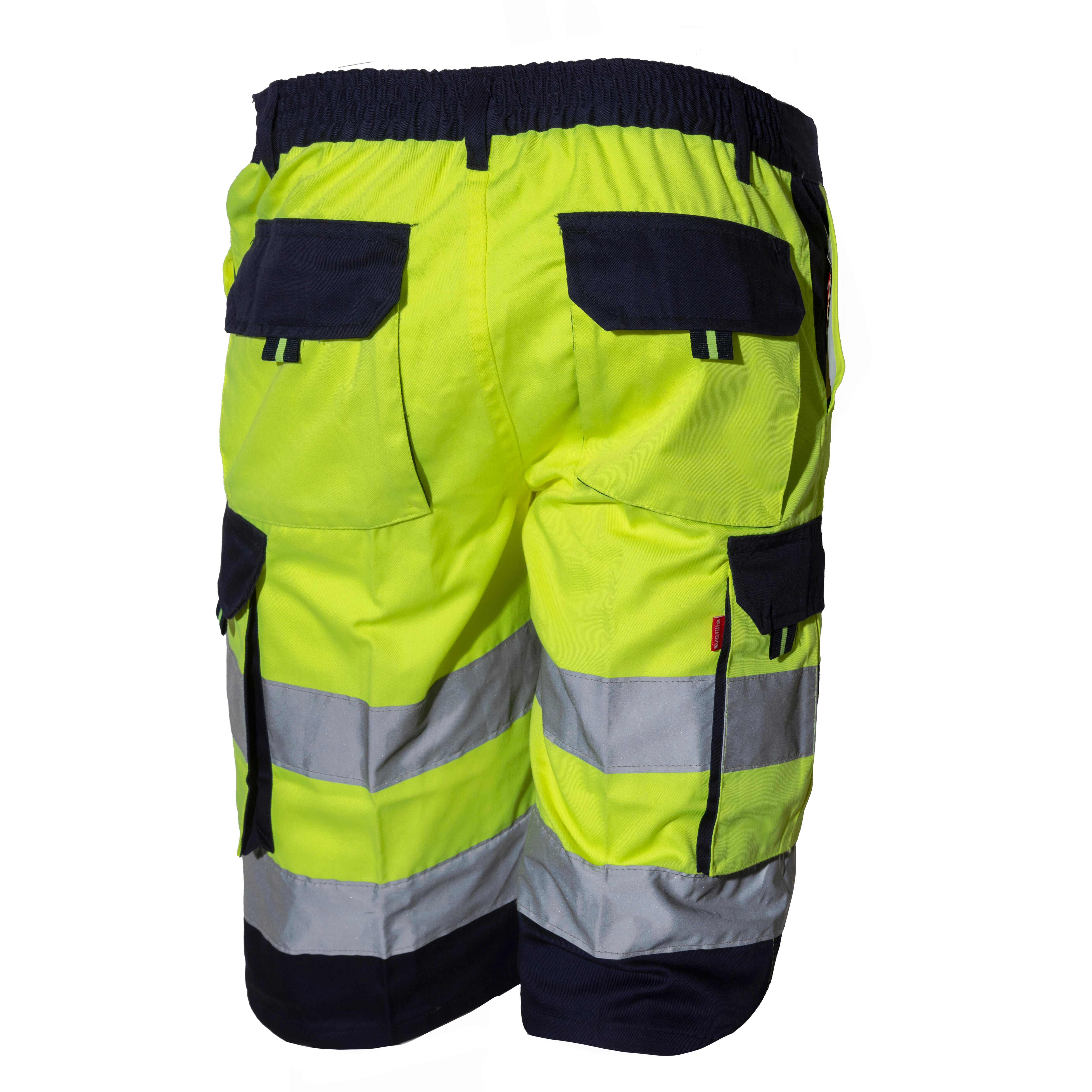 BERMUDA MULTIBOLSILLOS ALTA VISIBILIDAD AMARILLA TALLA S - 6