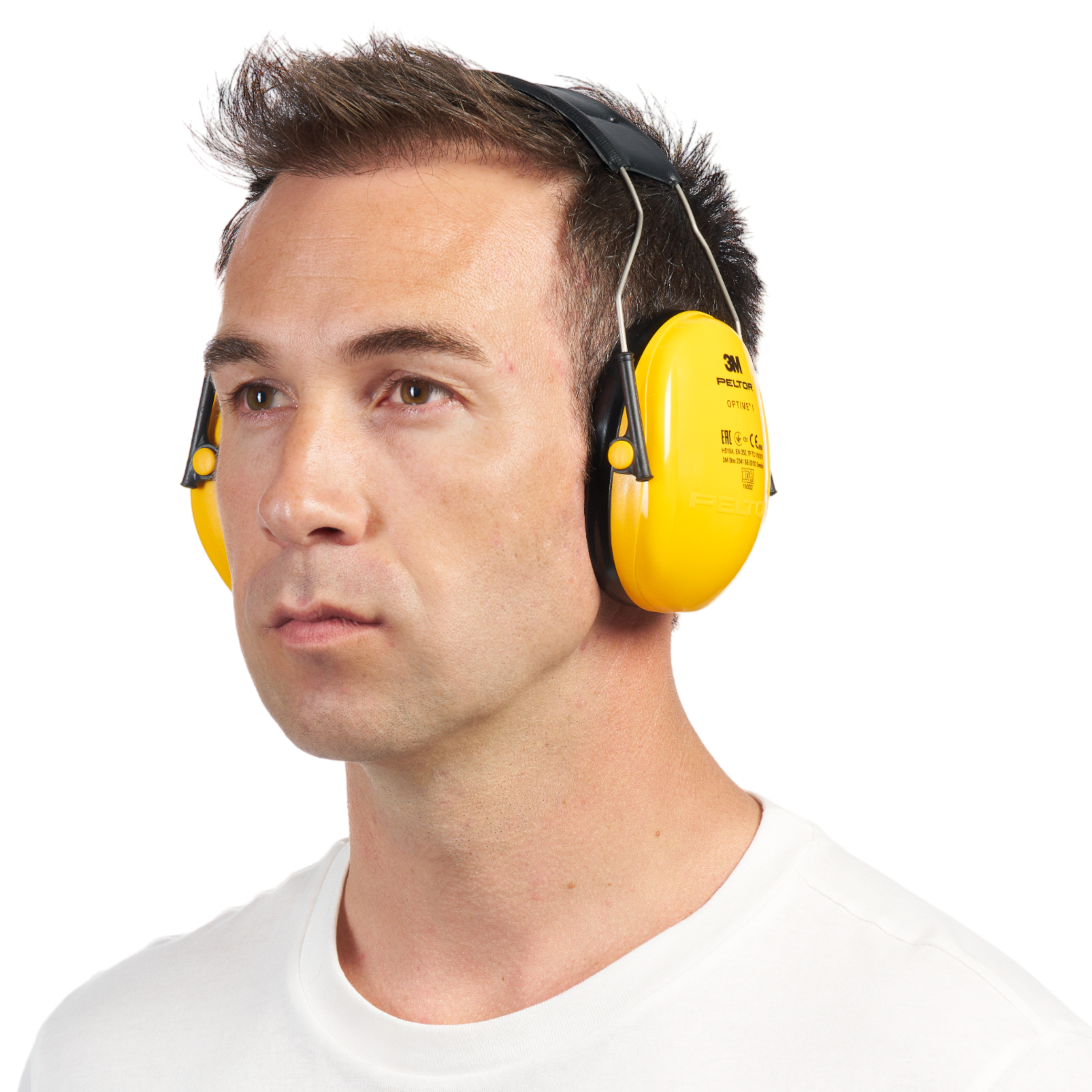 Protetor auditivo SNR 27 dB amarelo 3M - 4