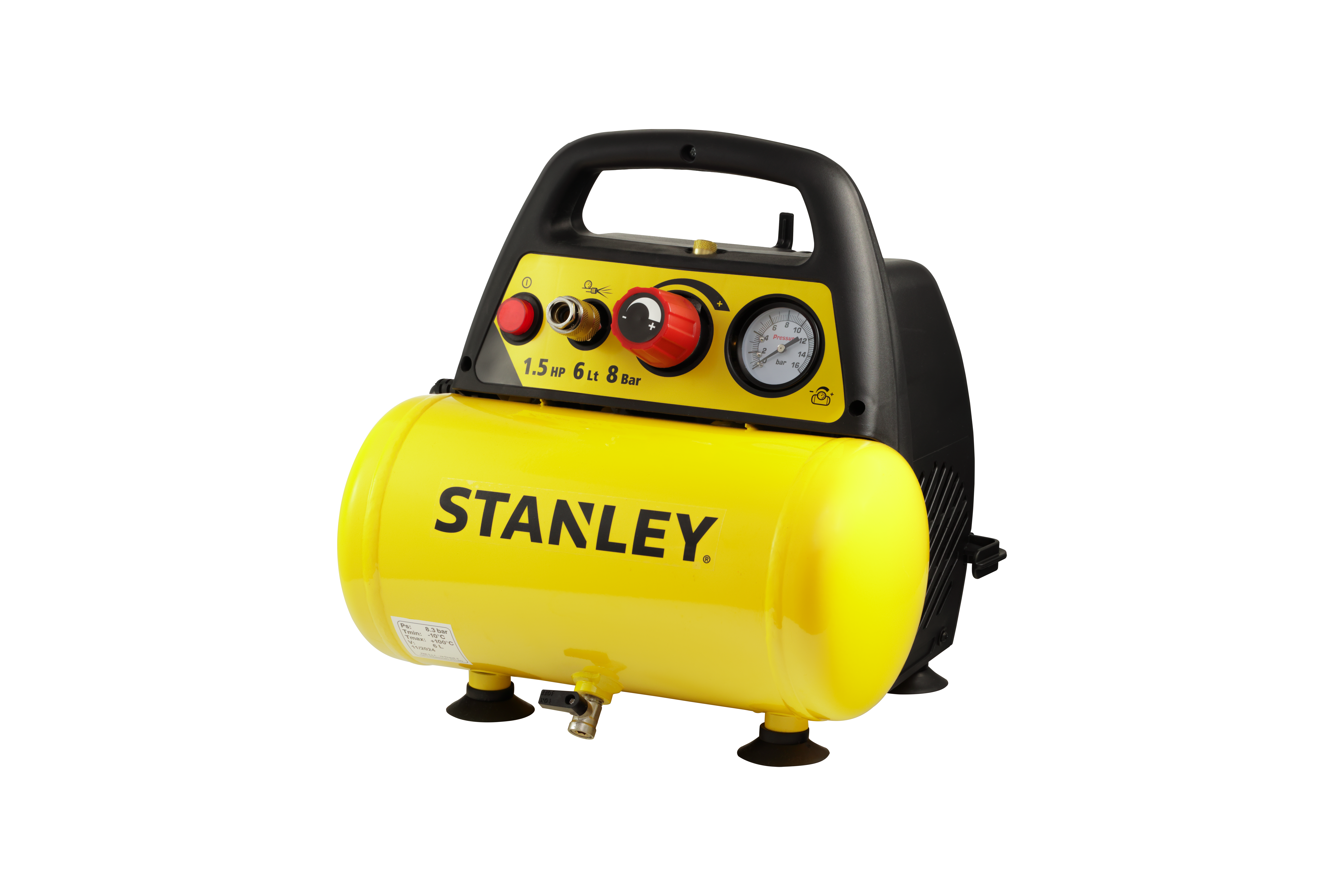 Kompresor bezolejowy STANLEY 6 l 8 bar C6BB34STN039 - 4