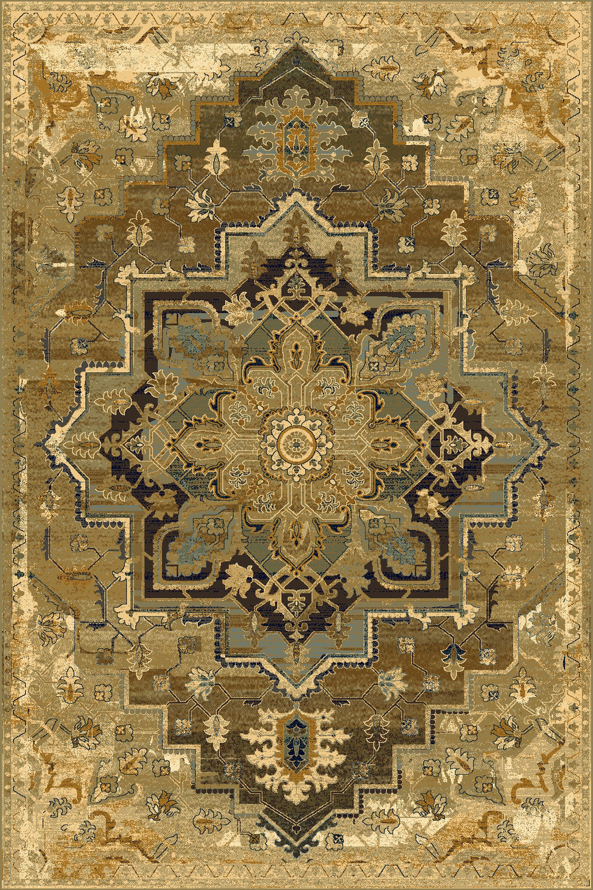 Dywan wełniany Abbas Koniak 200 x 300 cm