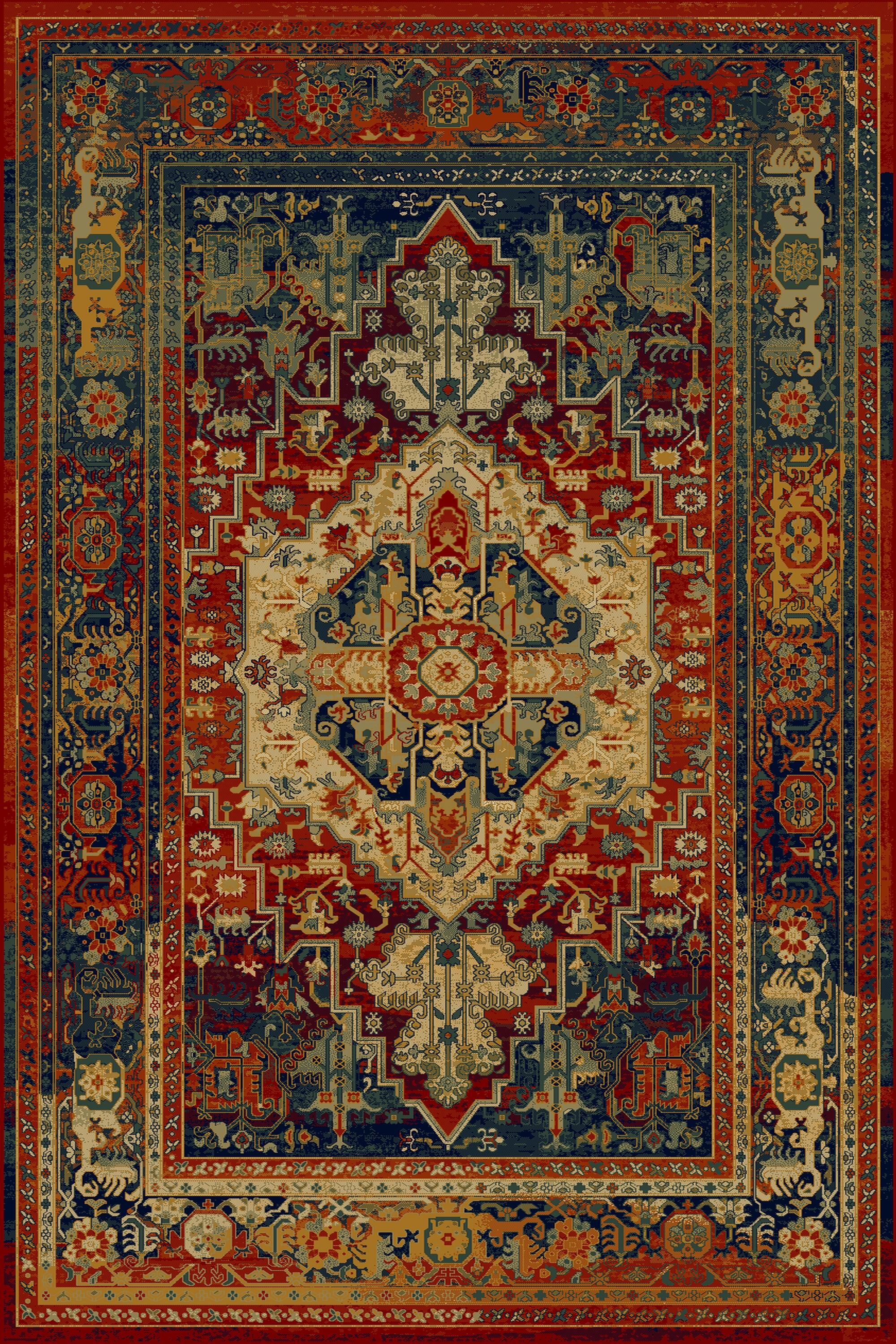 Dywan wełniany Alhambra Rubin 200 x 300 cm