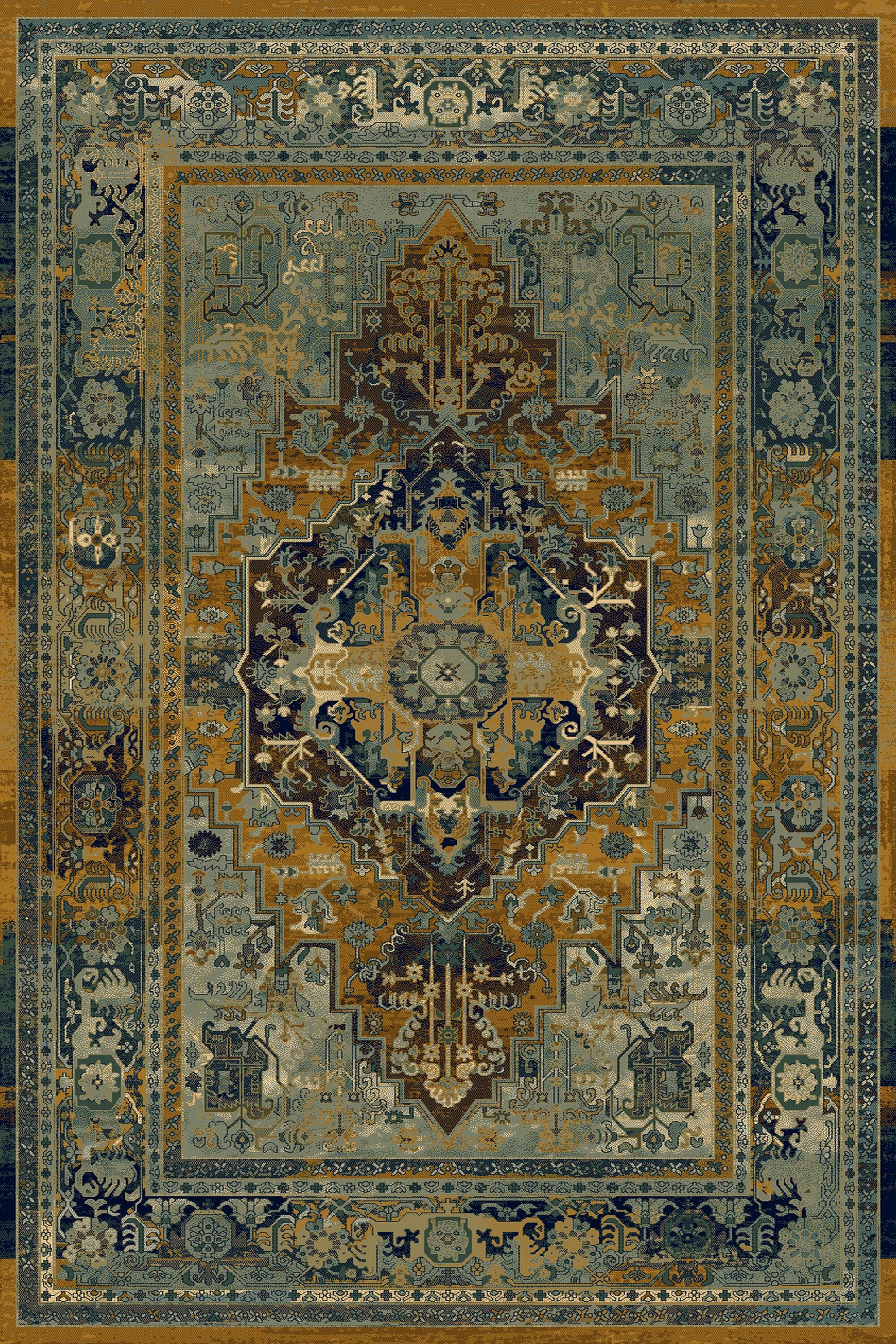 Dywan wełniany Alhambra Koniak 200 x 300 cm