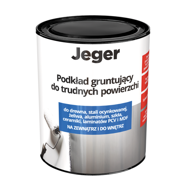 Podkład gruntujący do trudnych powierzchni 1 l Jeger