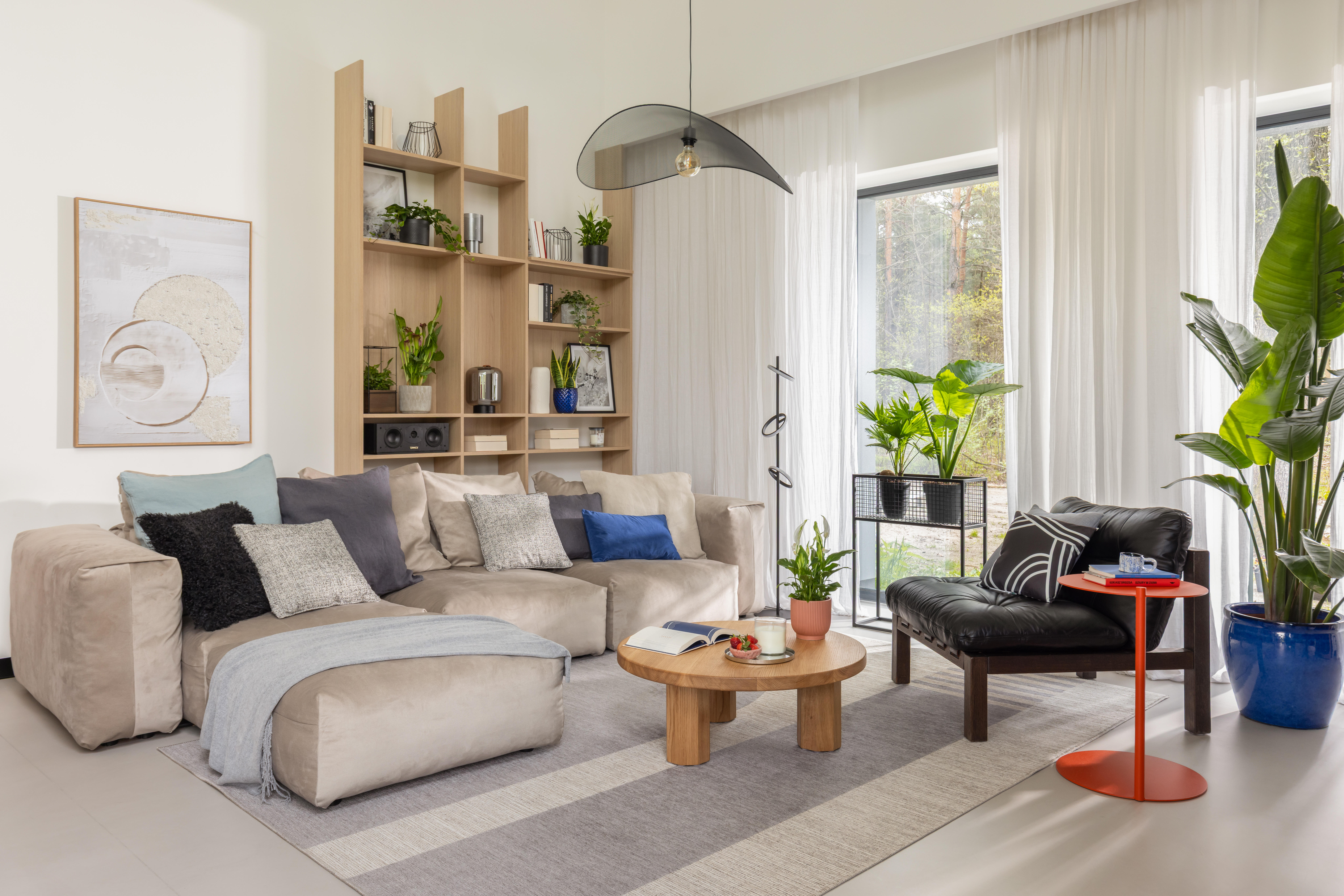 Poduszka Sana czarna 45 x 45 cm - 4