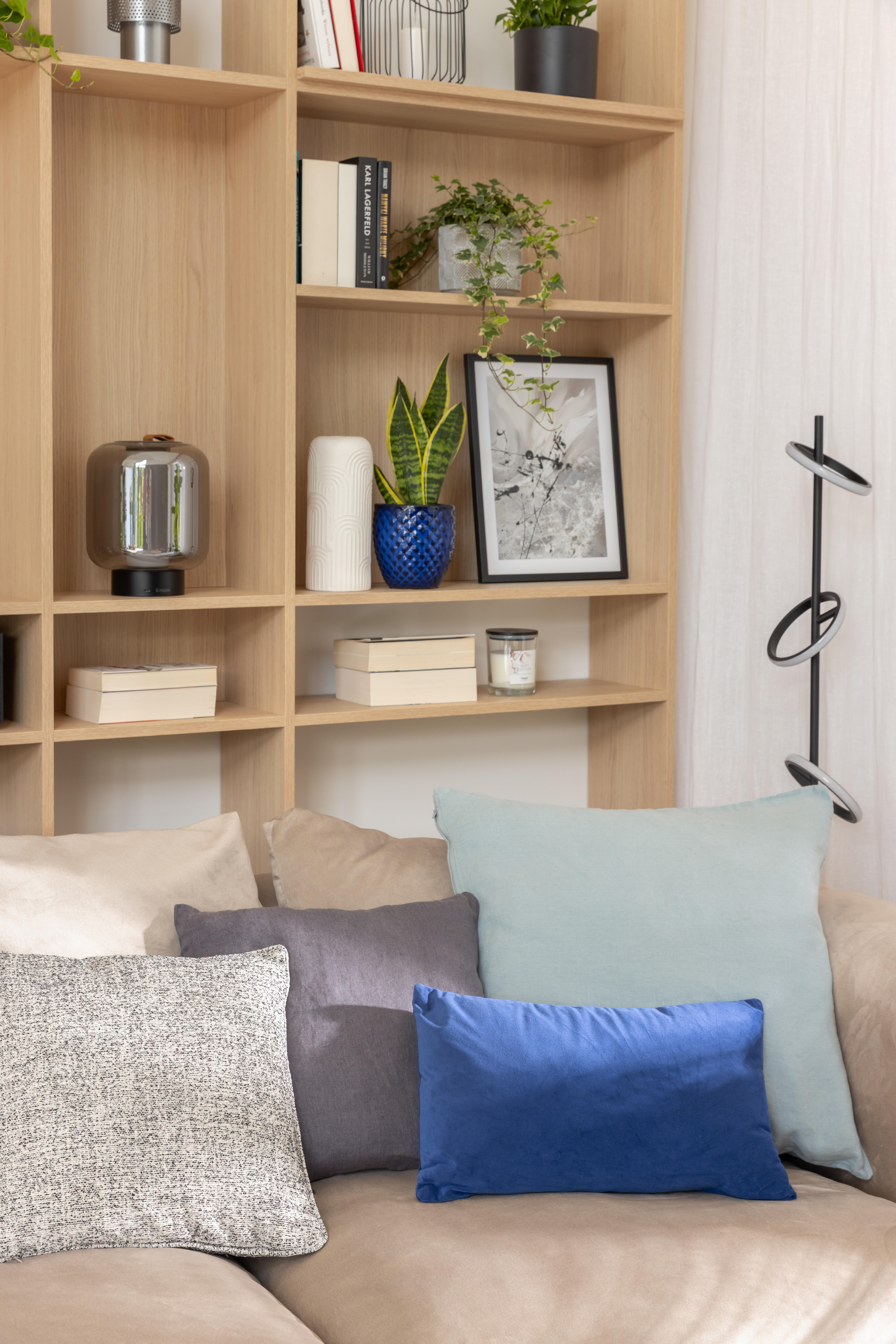 Lampa stołowa Narsis szkło LED Inspire - 7