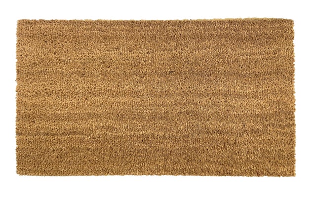 Felpudo coco Liso  beige 80 x140 cm