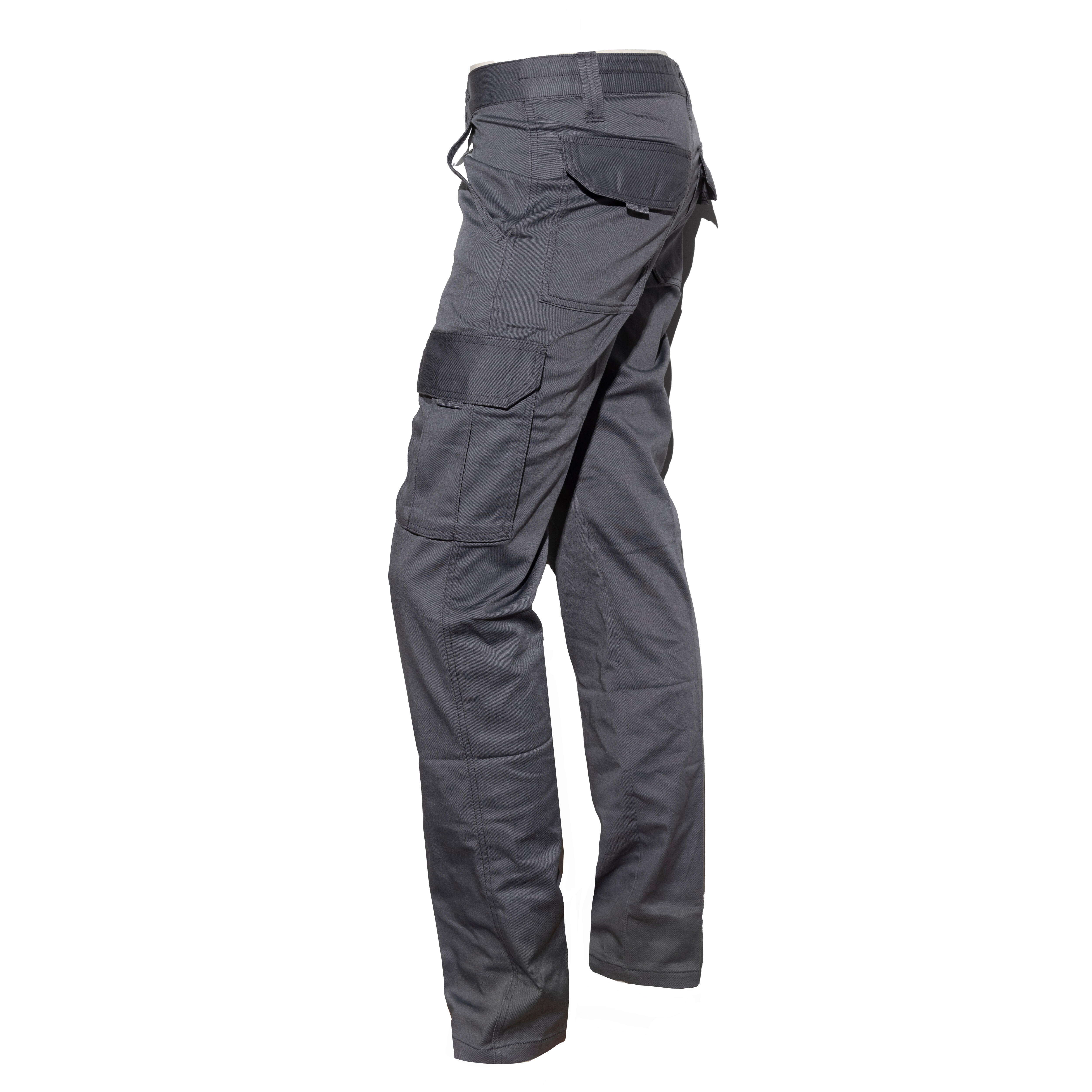 PANTALON DE TRABAJO MULTIBOLSILLOS ELÁSTICO GRIS TALLA 40 VELILLA 103002S - 7