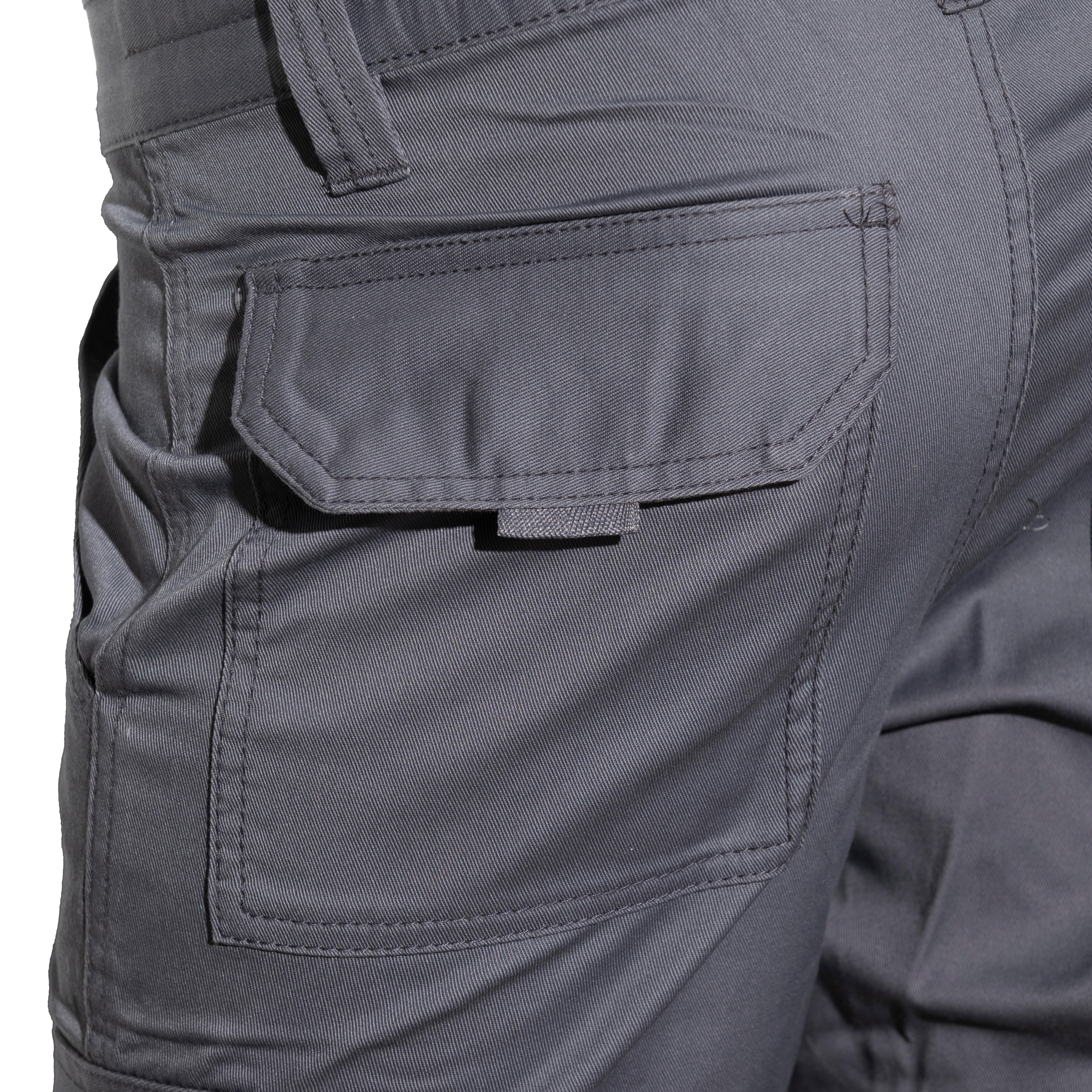 PANTALON DE TRABAJO MULTIBOLSILLOS ELÁSTICO GRIS TALLA 40 VELILLA 103002S - 5