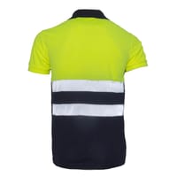 POLO MANGA CORTA ALTA VISIBILIDAD AZUL AMARILLO TALLA S VELILLA 305504 - 4