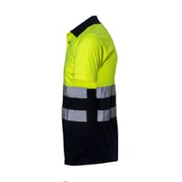 POLO MANGA CORTA ALTA VISIBILIDAD AZUL AMARILLO TALLA S VELILLA 305504 - 2