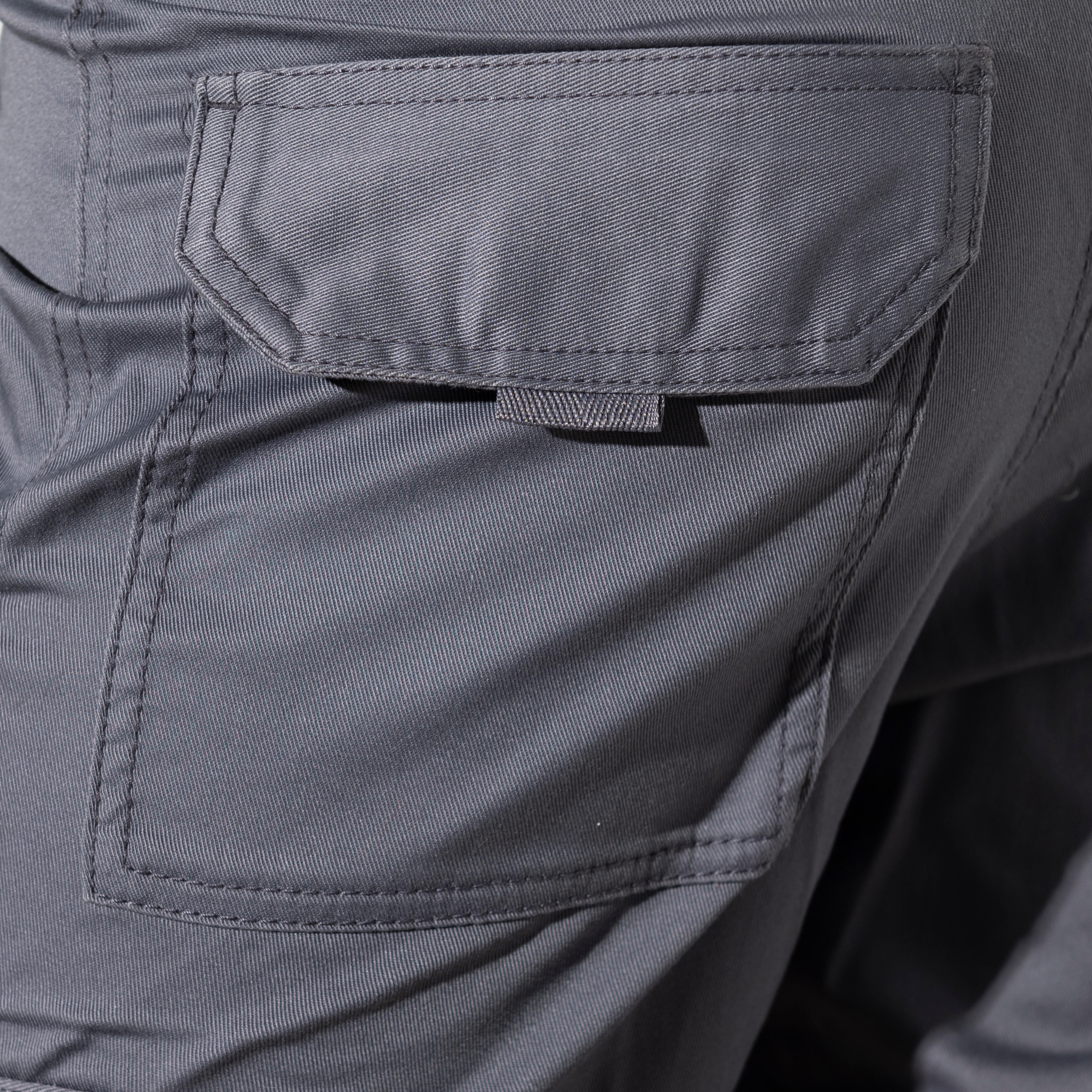 PANTALON DE TRABAJO MULTIBOLSILLOS ELÁSTICO GRIS TALLA 42 VELILLA 103002S - 2